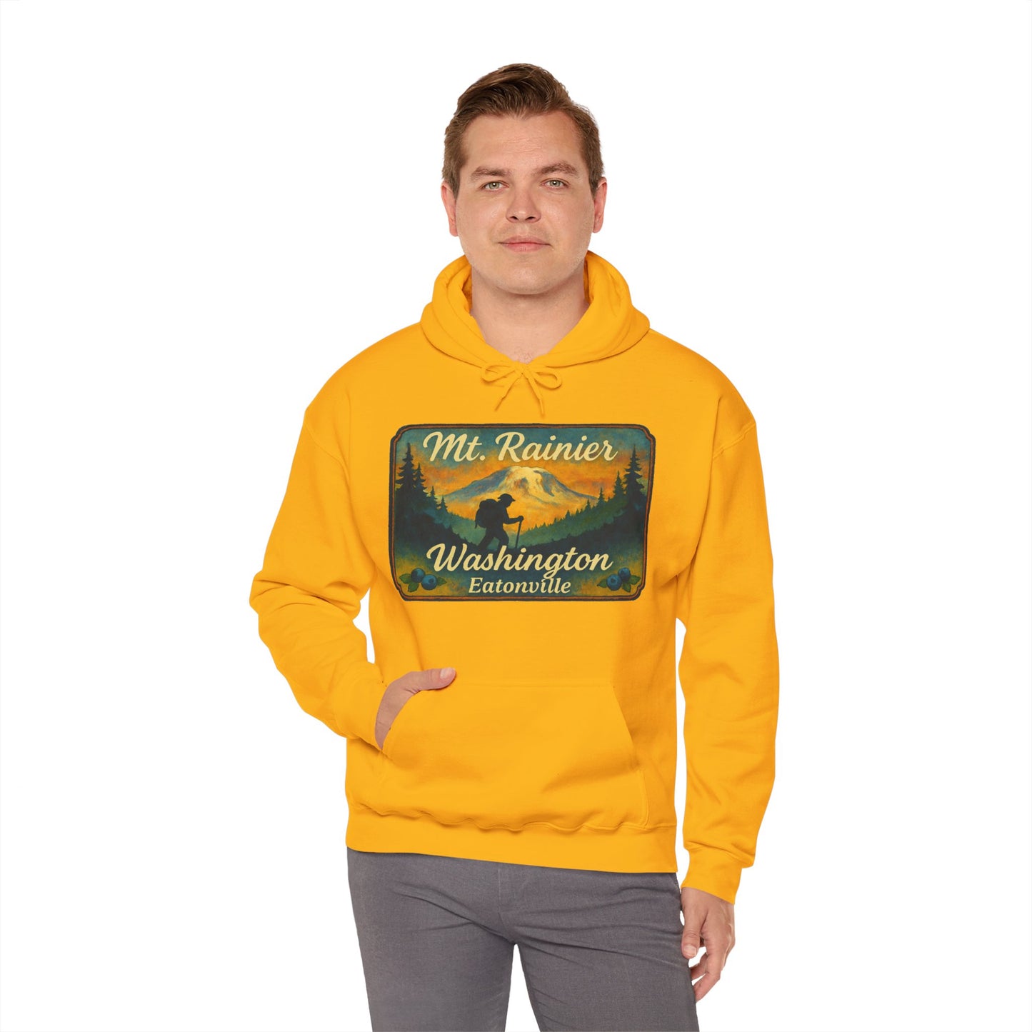 Mt. Rainier - Eatonville, WA Hiker Hoodie