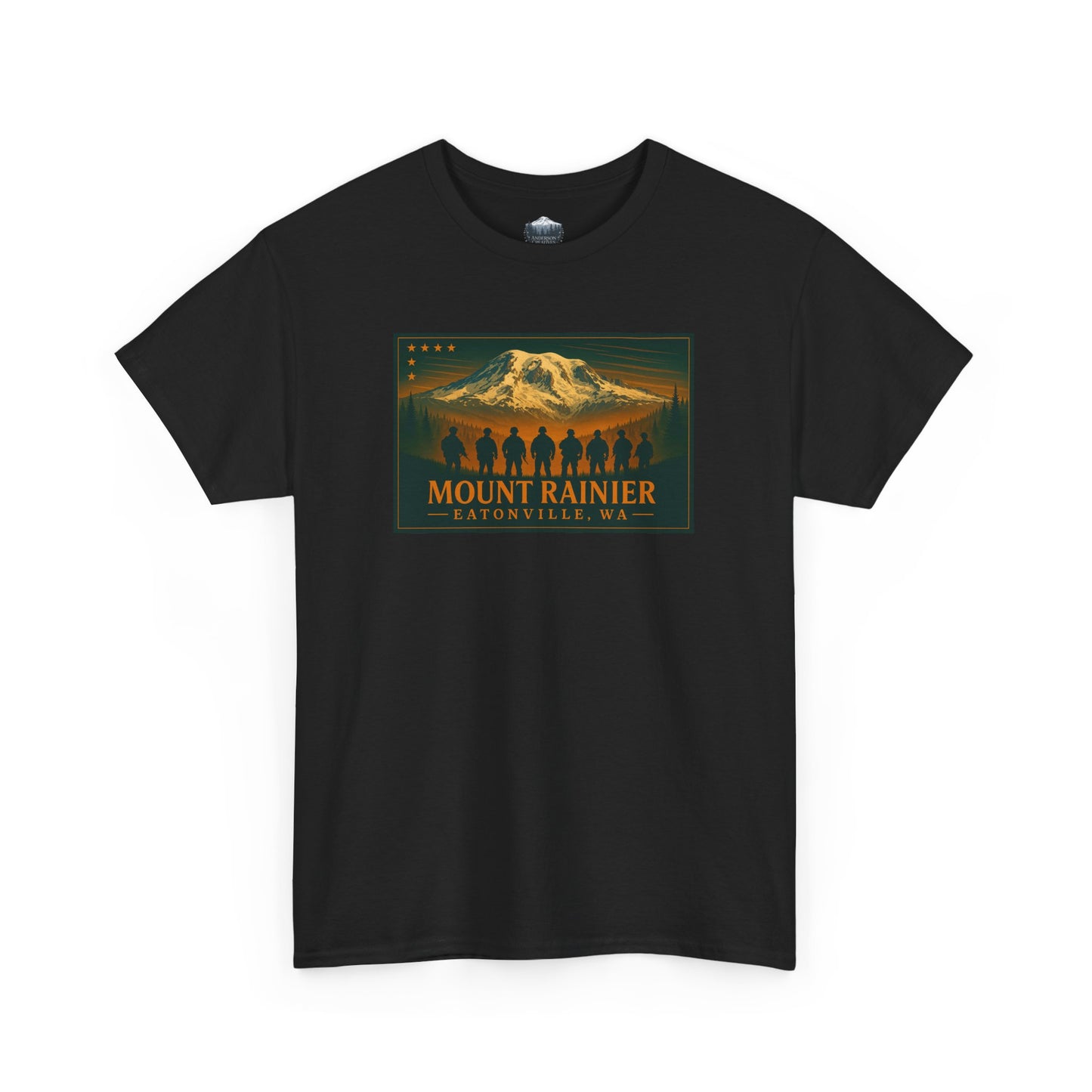 Mount Rainier - Eatonville, WA Military T-Shirt