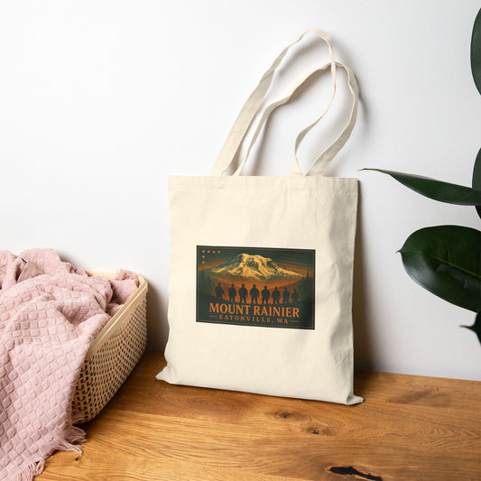 Mount Rainier - Eatonville, WA Military Canvas Tote Bag