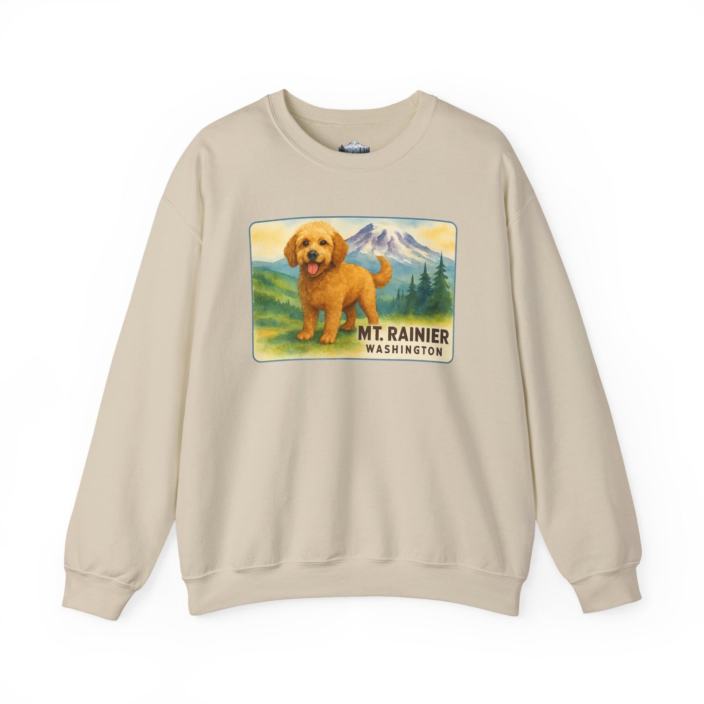 Mt. Rainier - Washington Golden Doodle Sweatshirt