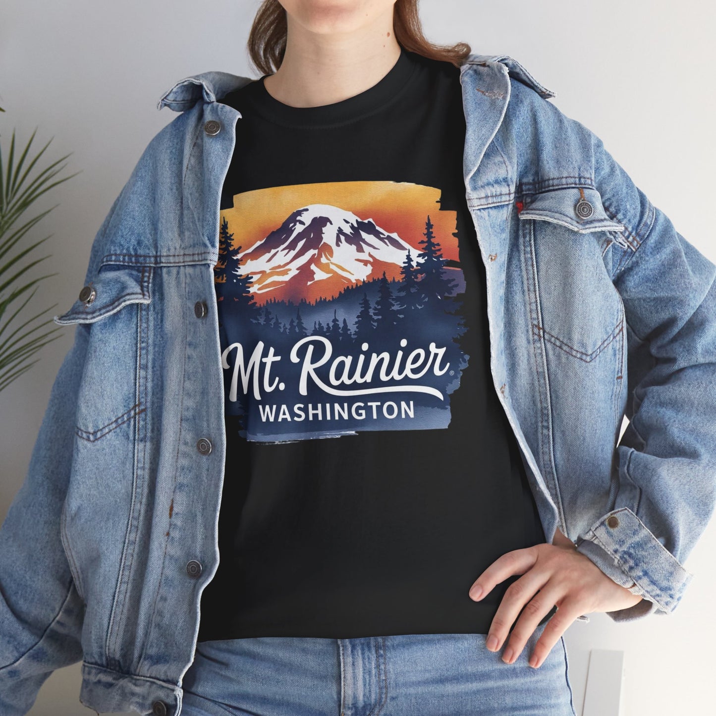 Mt. Rainier - Washington Sunset T-Shirt