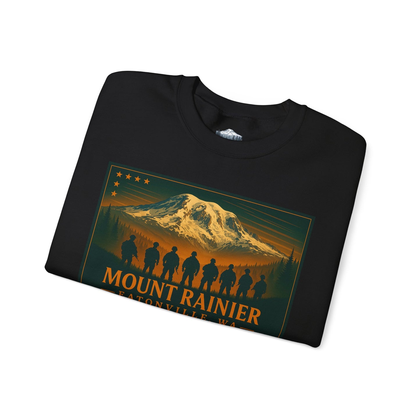 Mount Rainier - Eatonville, WA Military Sweatshirt