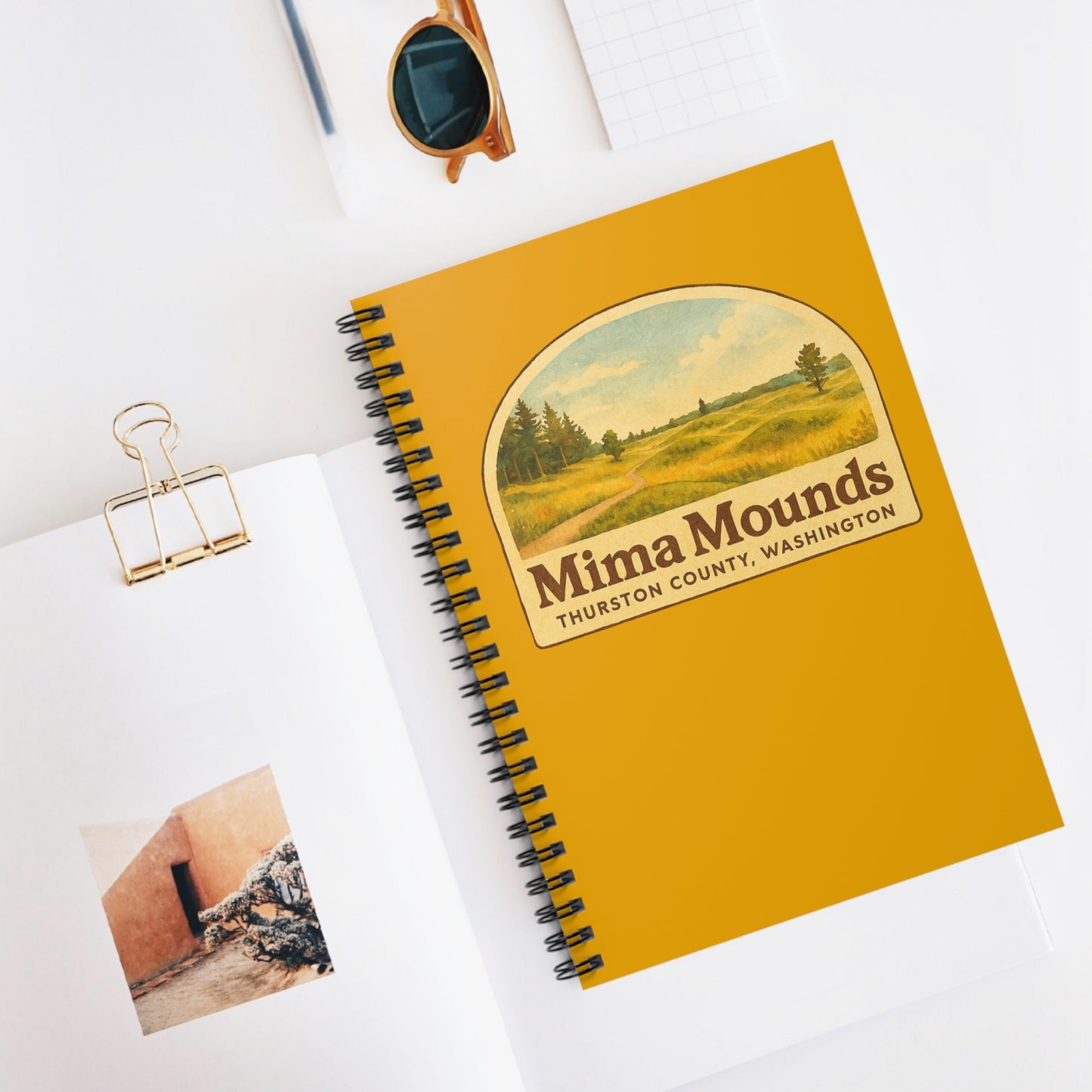 Mima Mounds - Thurston County, Washington Spiral Notebook