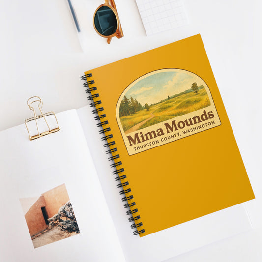 Mima Mounds - Thurston County, Washington Spiral Notebook