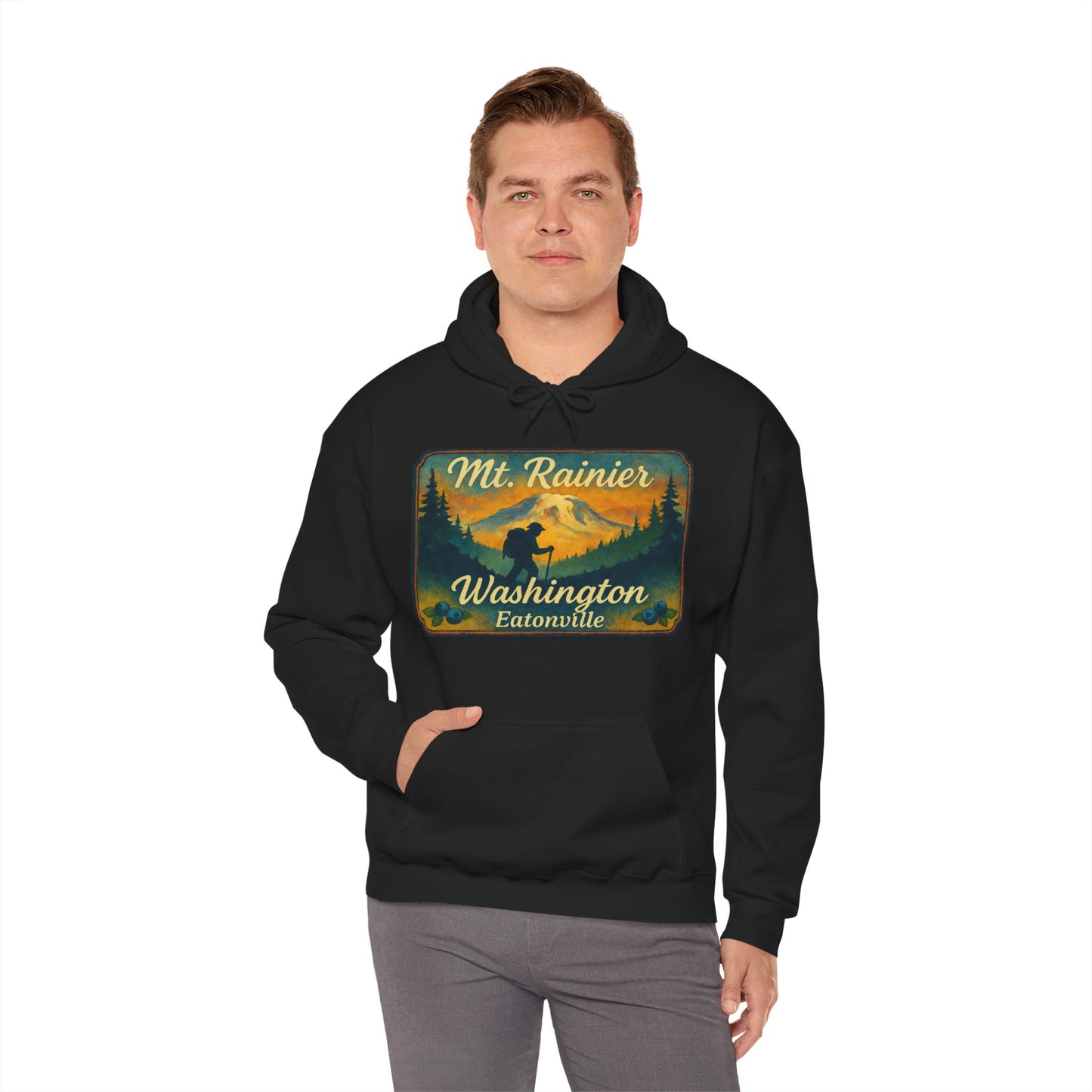 Mt. Rainier - Eatonville, WA Hiker Hoodie