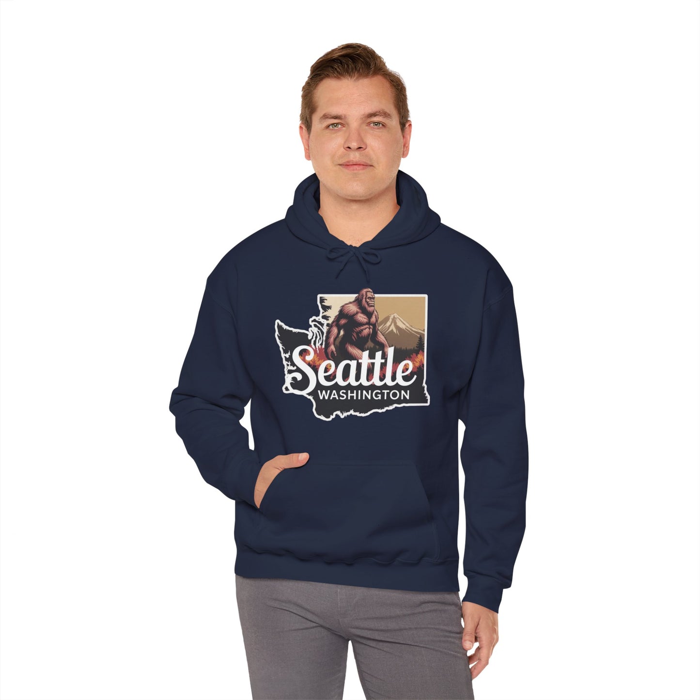 Bigfoot Seattle Washington Hoodie