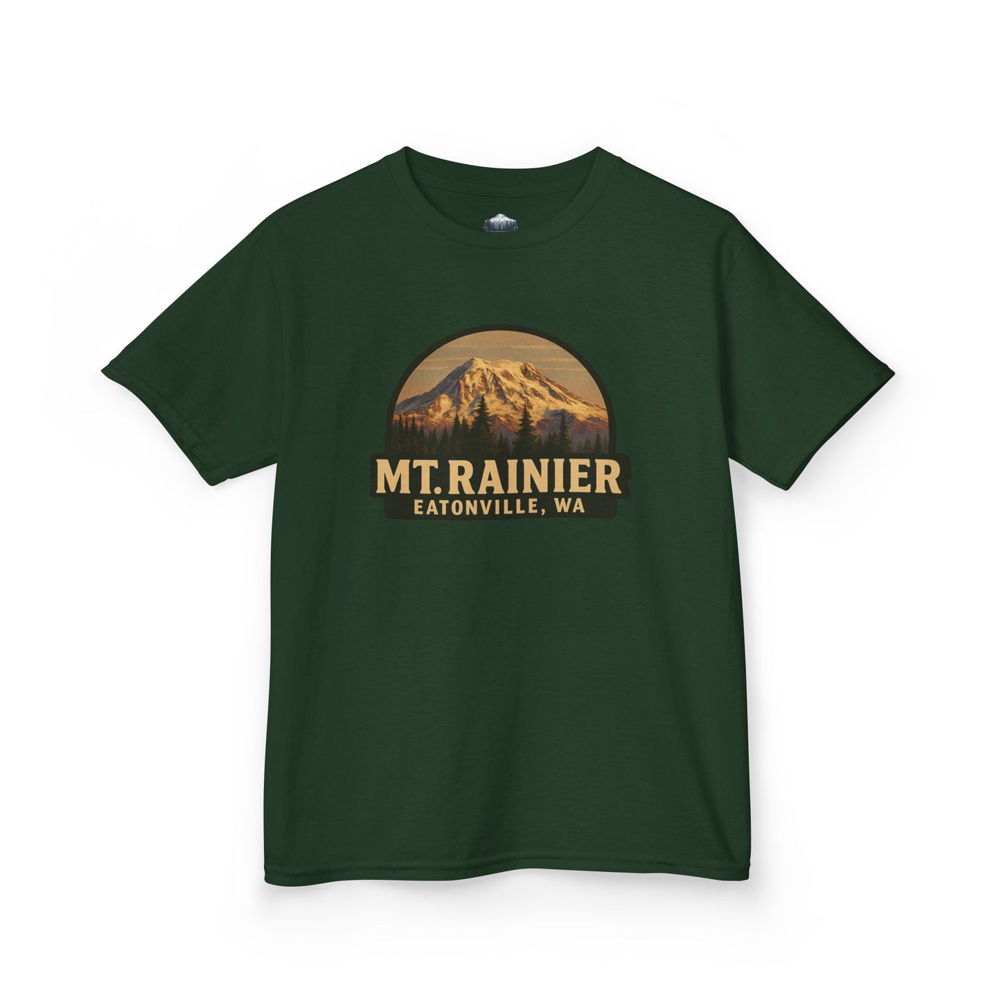 Mt. Rainier - Eatonville, WA Retro Kids Tee