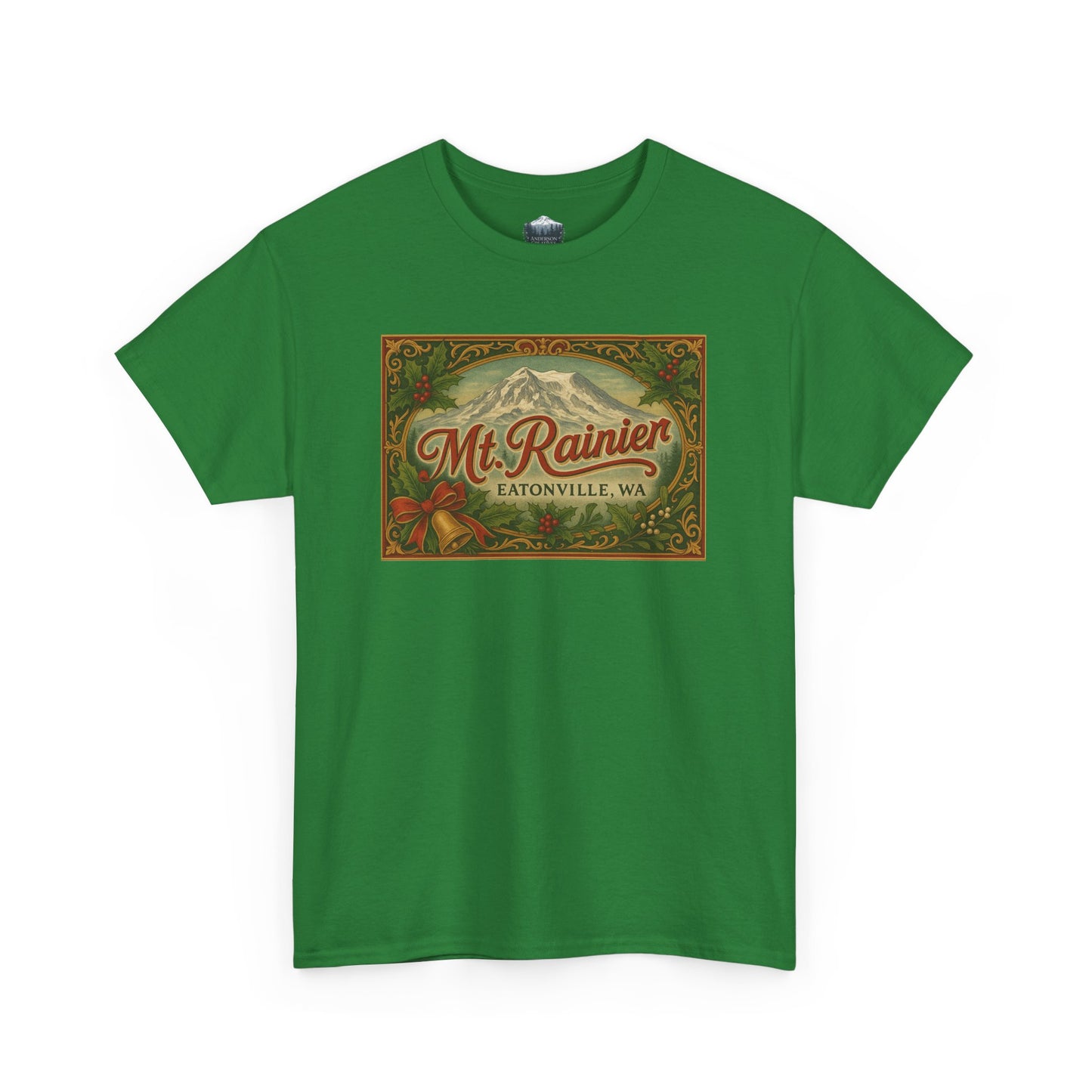 Mt. Rainier - Eatonville, WA Victorian Christmas T-Shirt