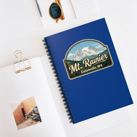 Mt. Rainier - Eatonville, WA Vintage Spiral Notebook