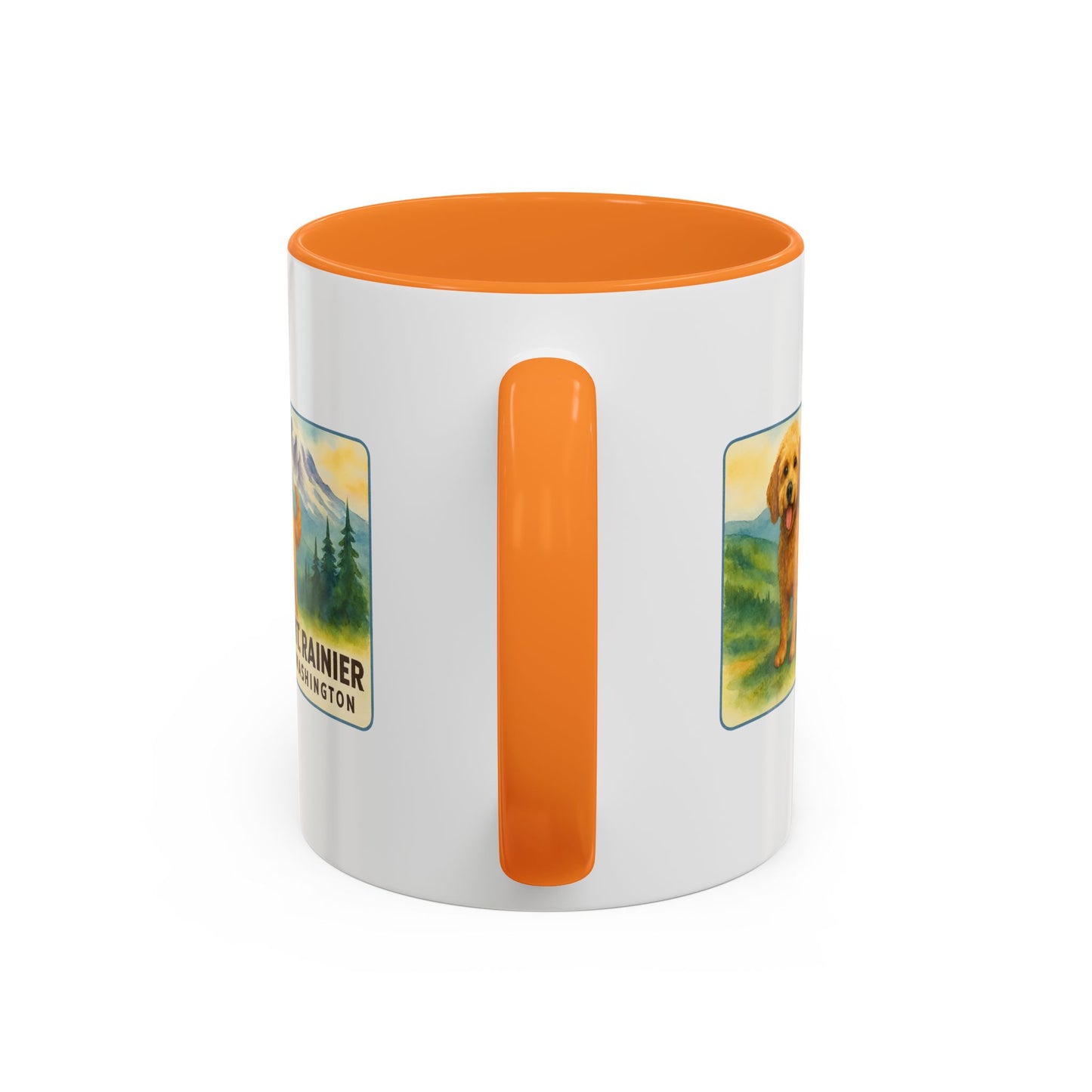 Mt. Rainier - Washington Golden Doodle Mug