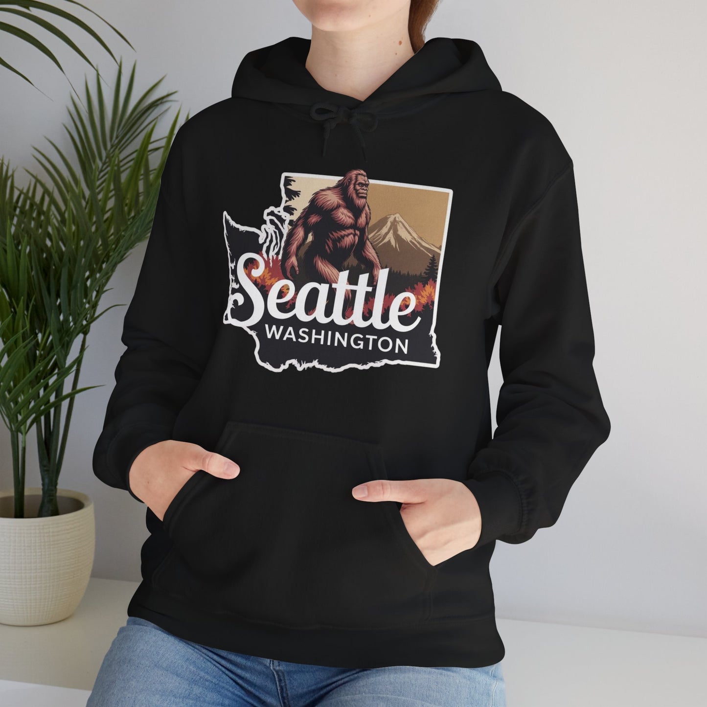 Bigfoot Seattle Washington Hoodie