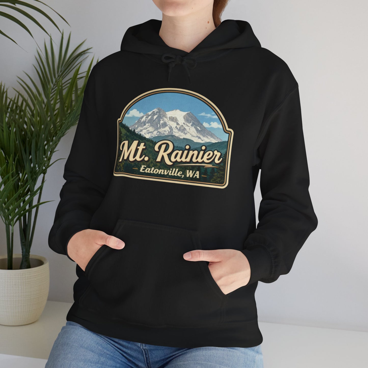 Mt. Rainier - Eatonville, WA Vintage Hoodie