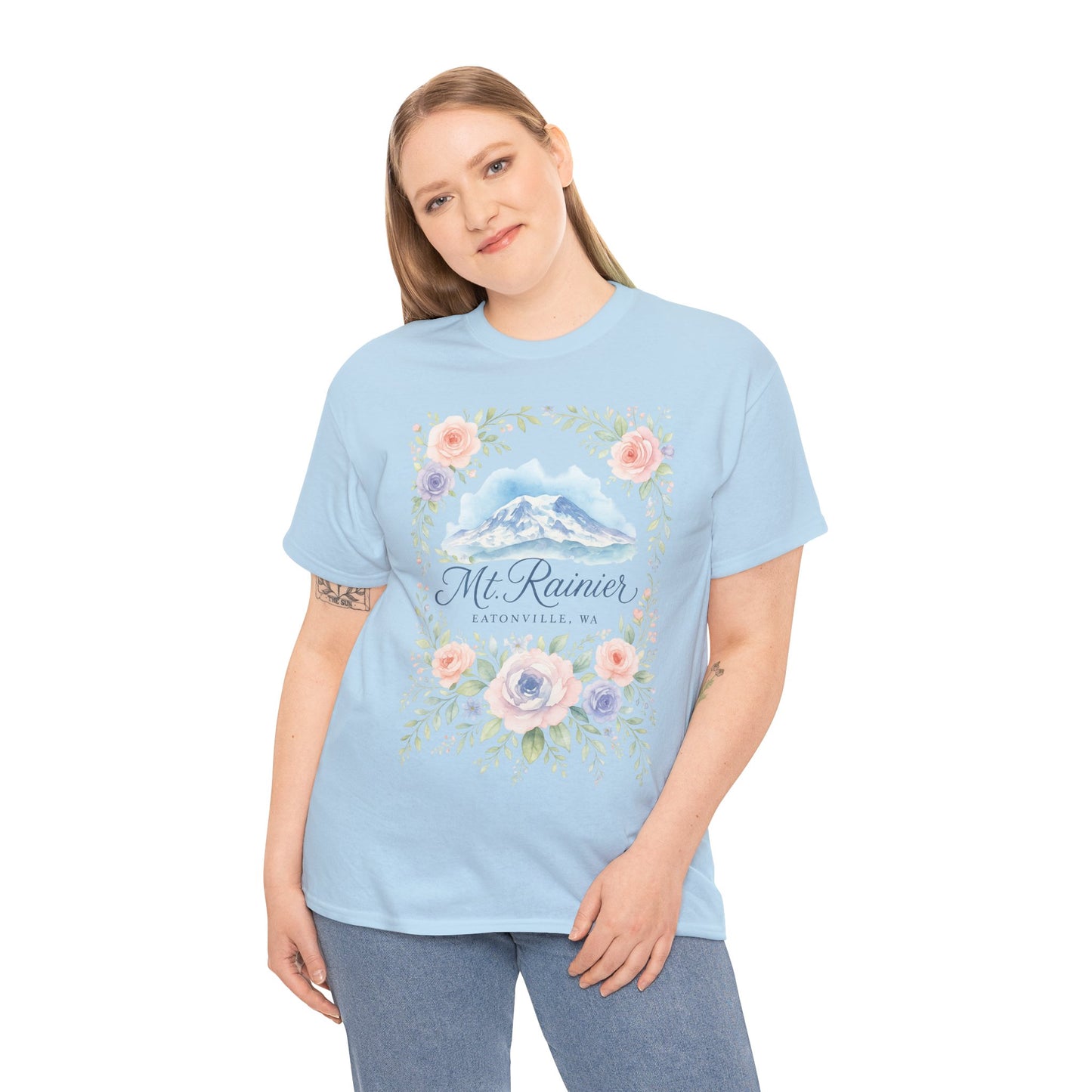 Mt. Rainier - Eatonville, WA Rose Garden T-Shirt