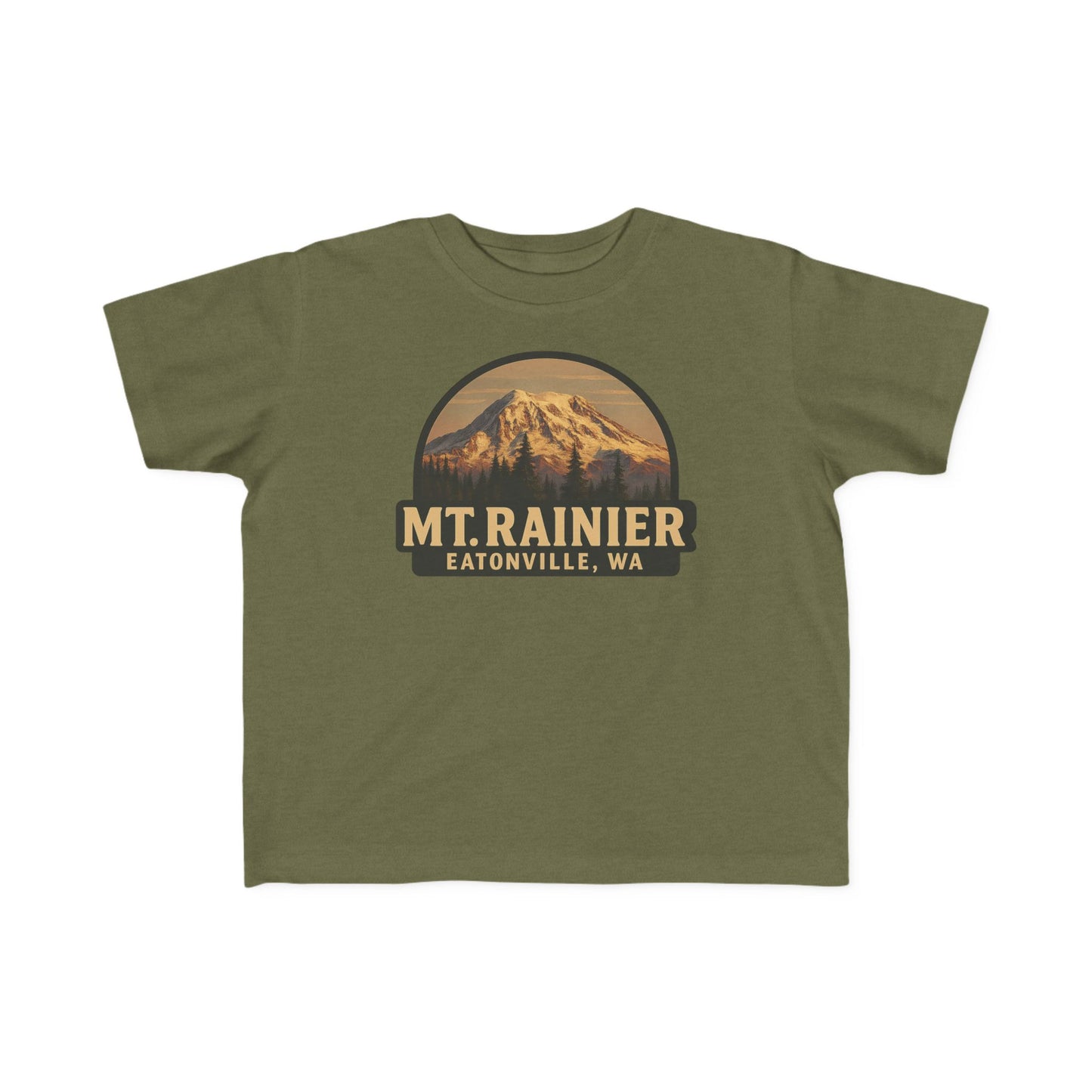 Mt. Rainier - Eatonville, WA Retro Toddler Tee