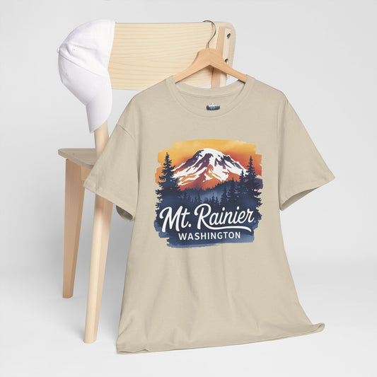 Mt. Rainier - Washington Sunset T-Shirt