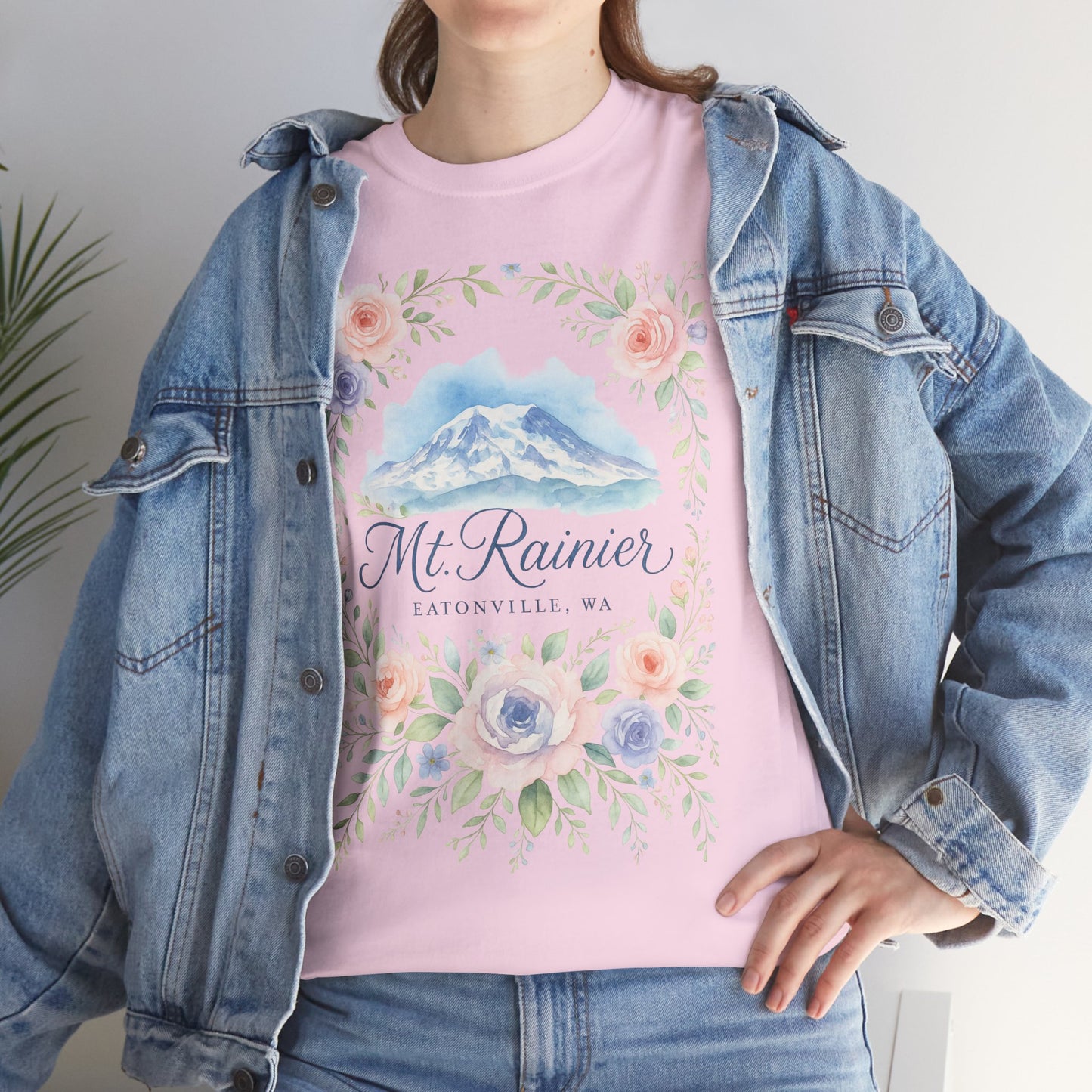 Mt. Rainier - Eatonville, WA Rose Garden T-Shirt