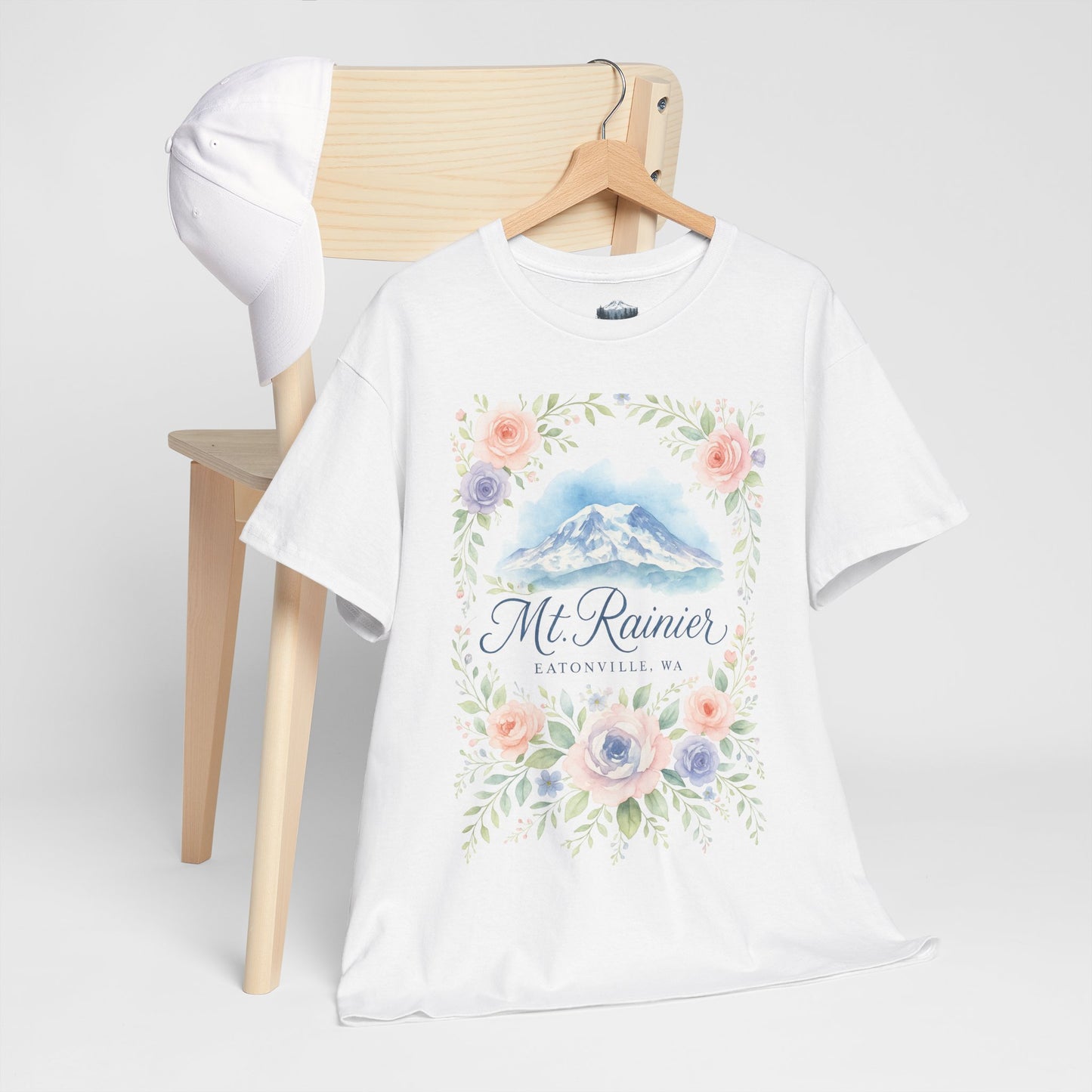 Mt. Rainier - Eatonville, WA Rose Garden T-Shirt