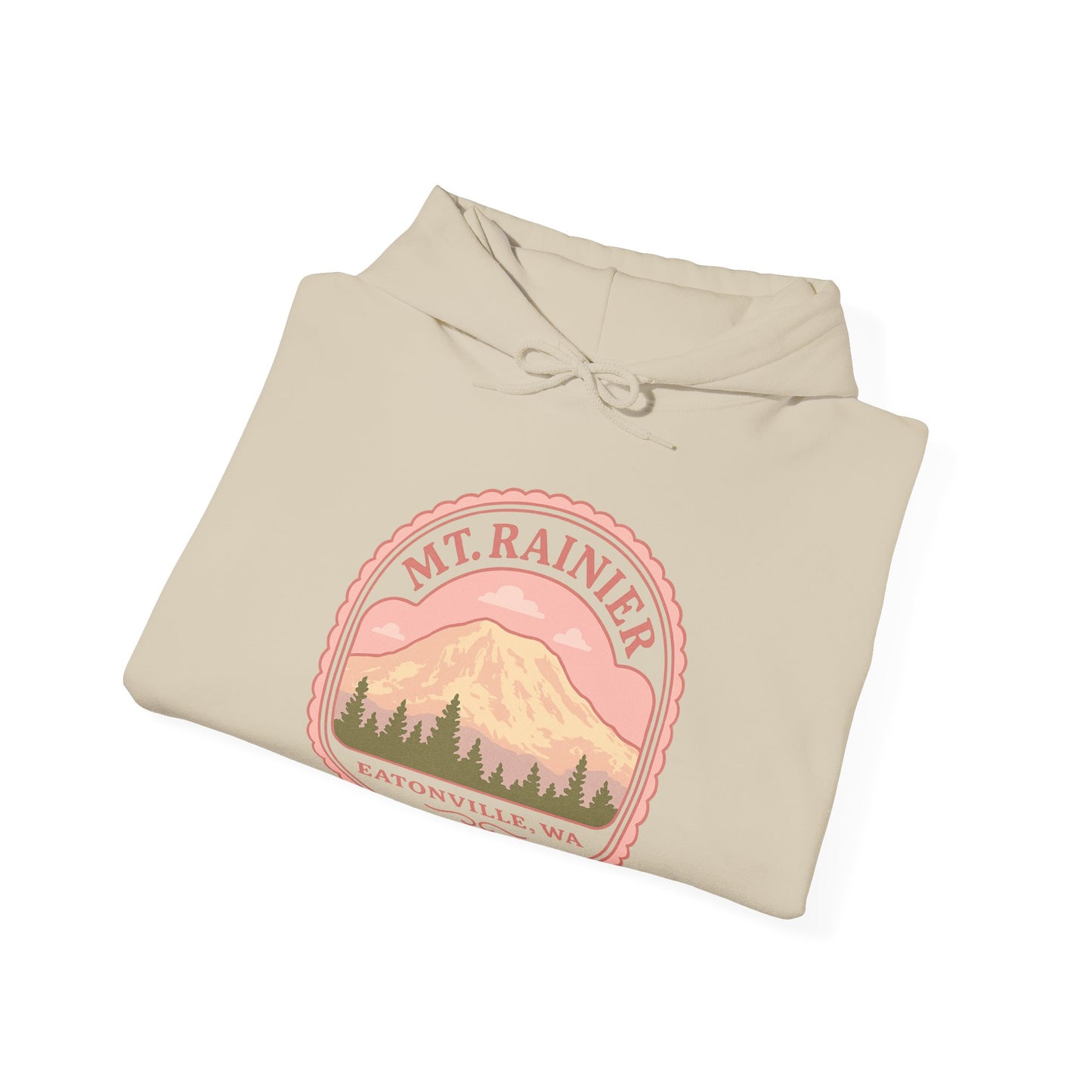 Mt. Rainier - Eatonville, WA Coquette Hoodie