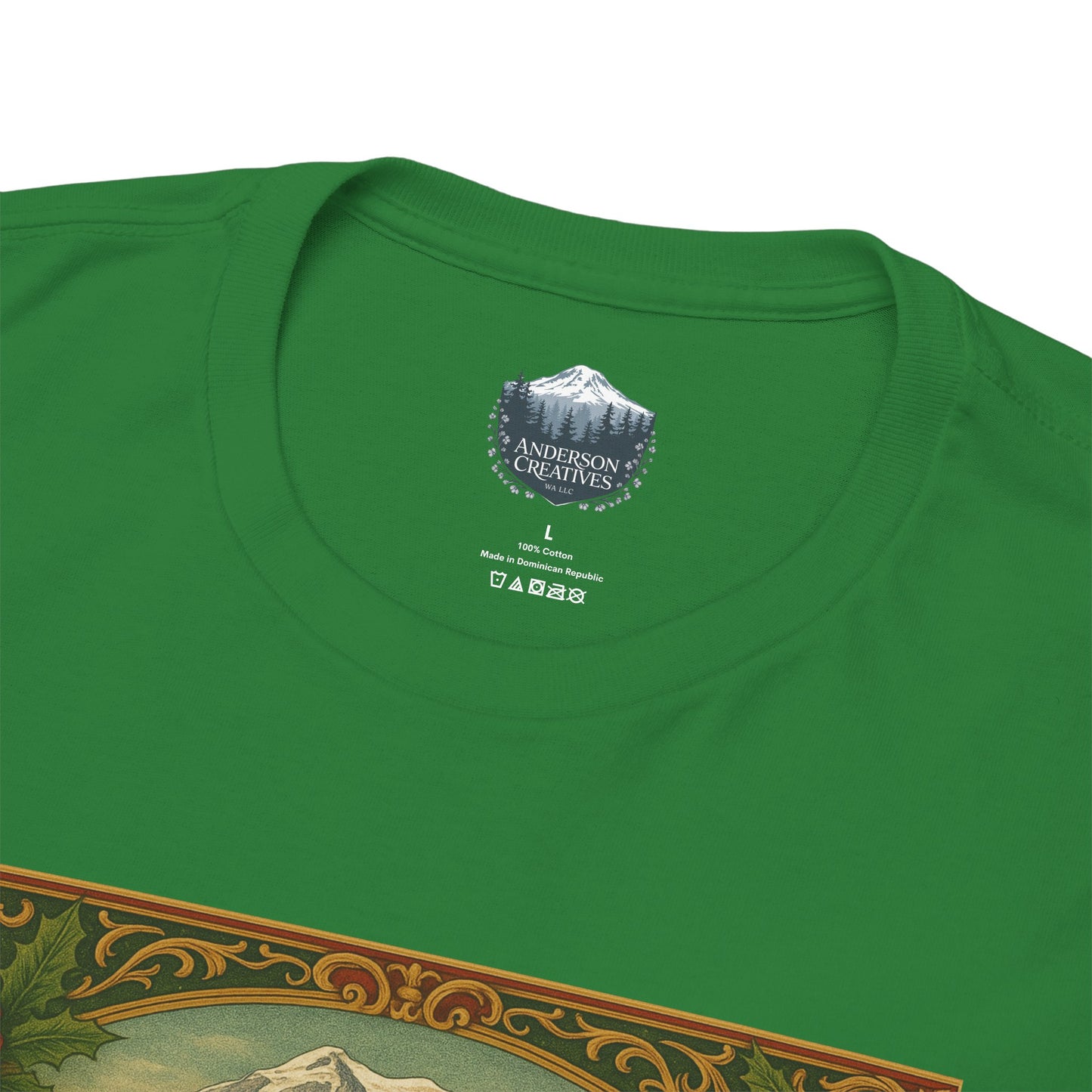 Mt. Rainier - Eatonville, WA Victorian Christmas T-Shirt