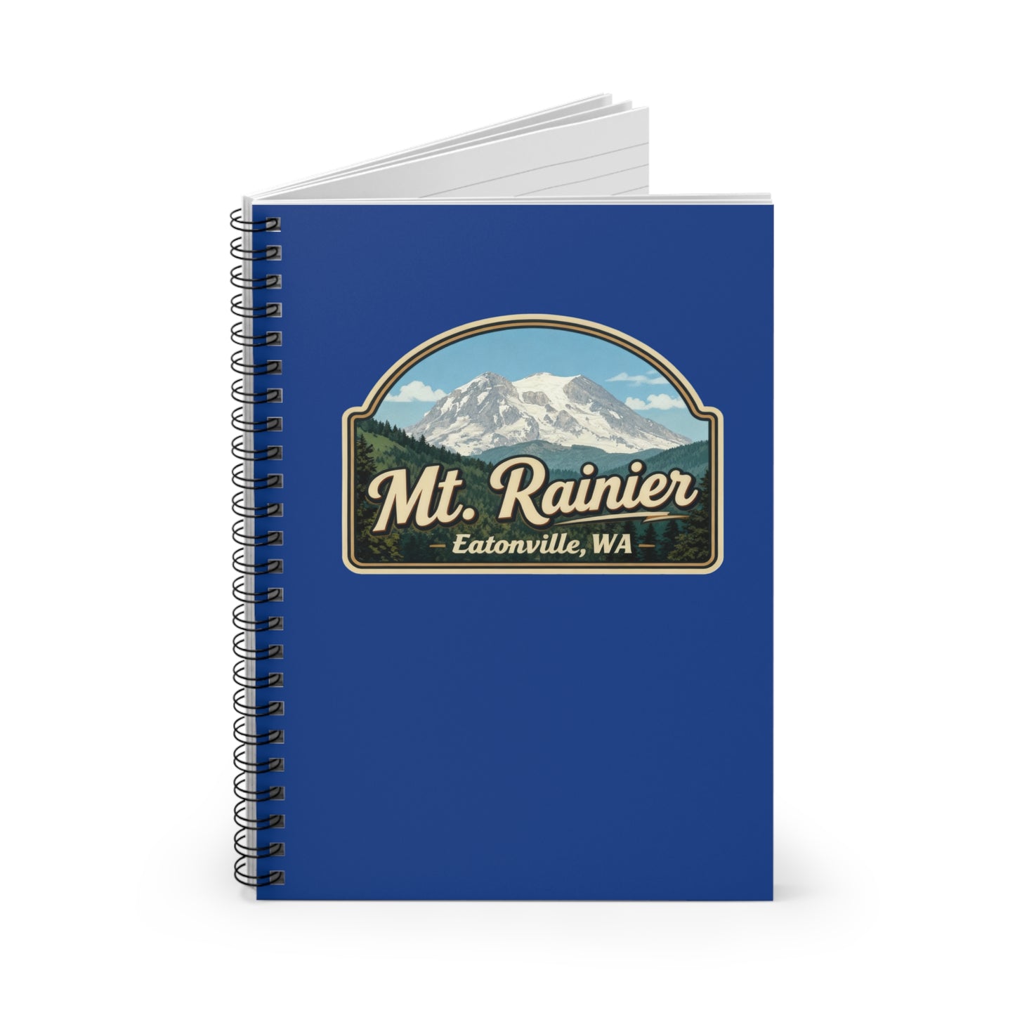 Mt. Rainier - Eatonville, WA Vintage Spiral Notebook