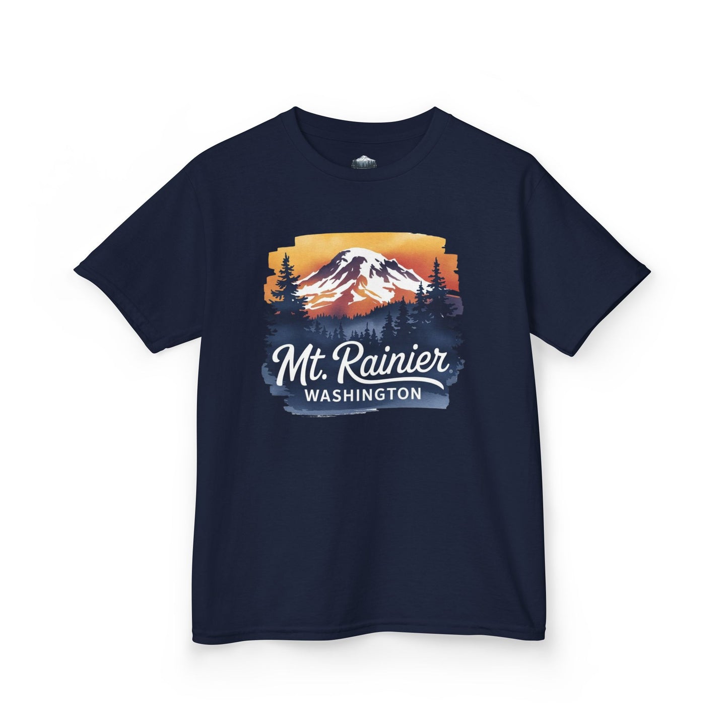 Mt. Rainier - Washington Sunset Kids Tee