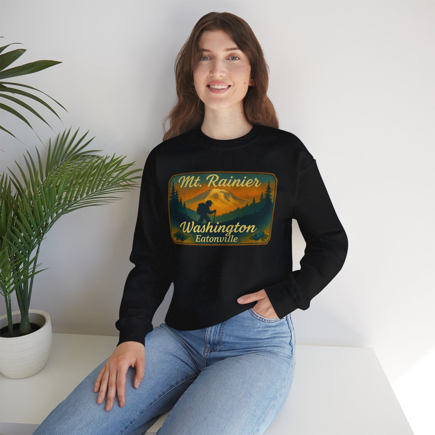 Mt. Rainier - Eatonville, WA Hiker Sweatshirt