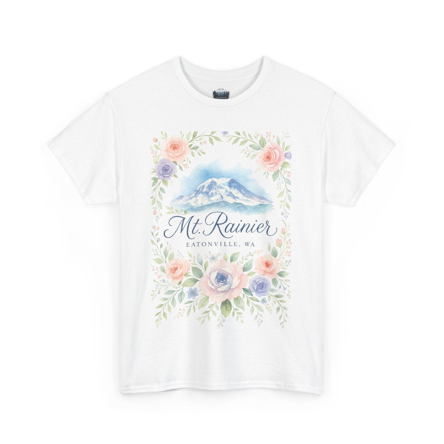 Mt. Rainier - Eatonville, WA Rose Garden T-Shirt