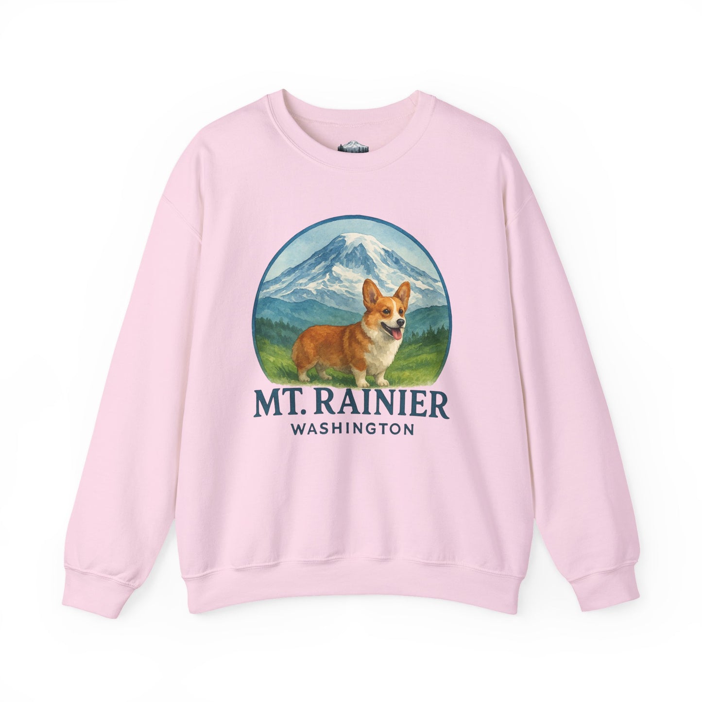 Mt. Rainier - Washington Corgi Sweatshirt