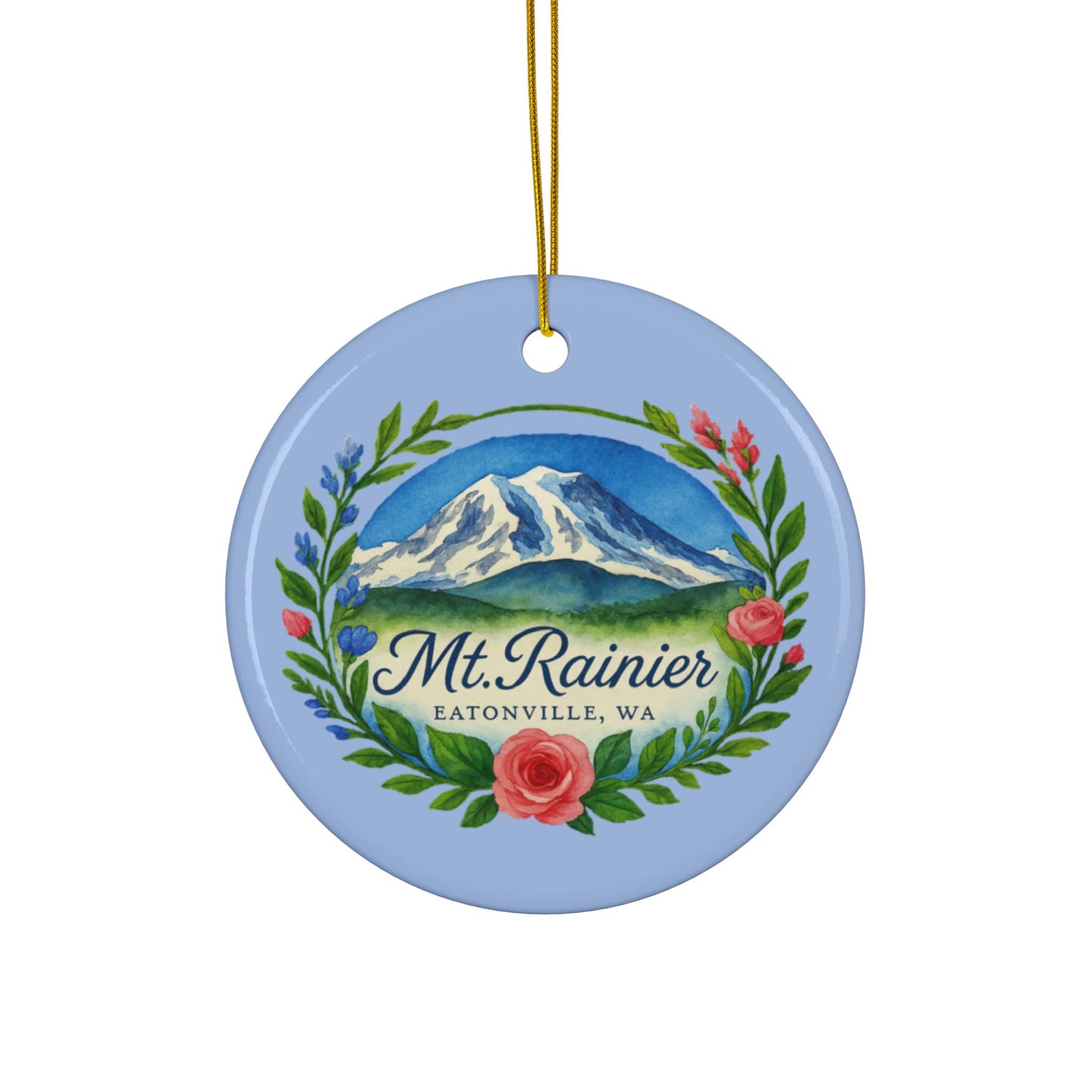 Mt. Rainier - Eatonville, WA Scenic Ornament
