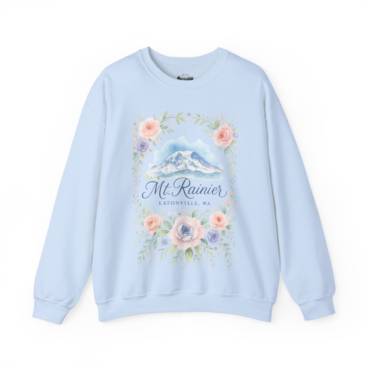 Mt. Rainier -  Eatonville, WA Rose Garden Sweatshirt
