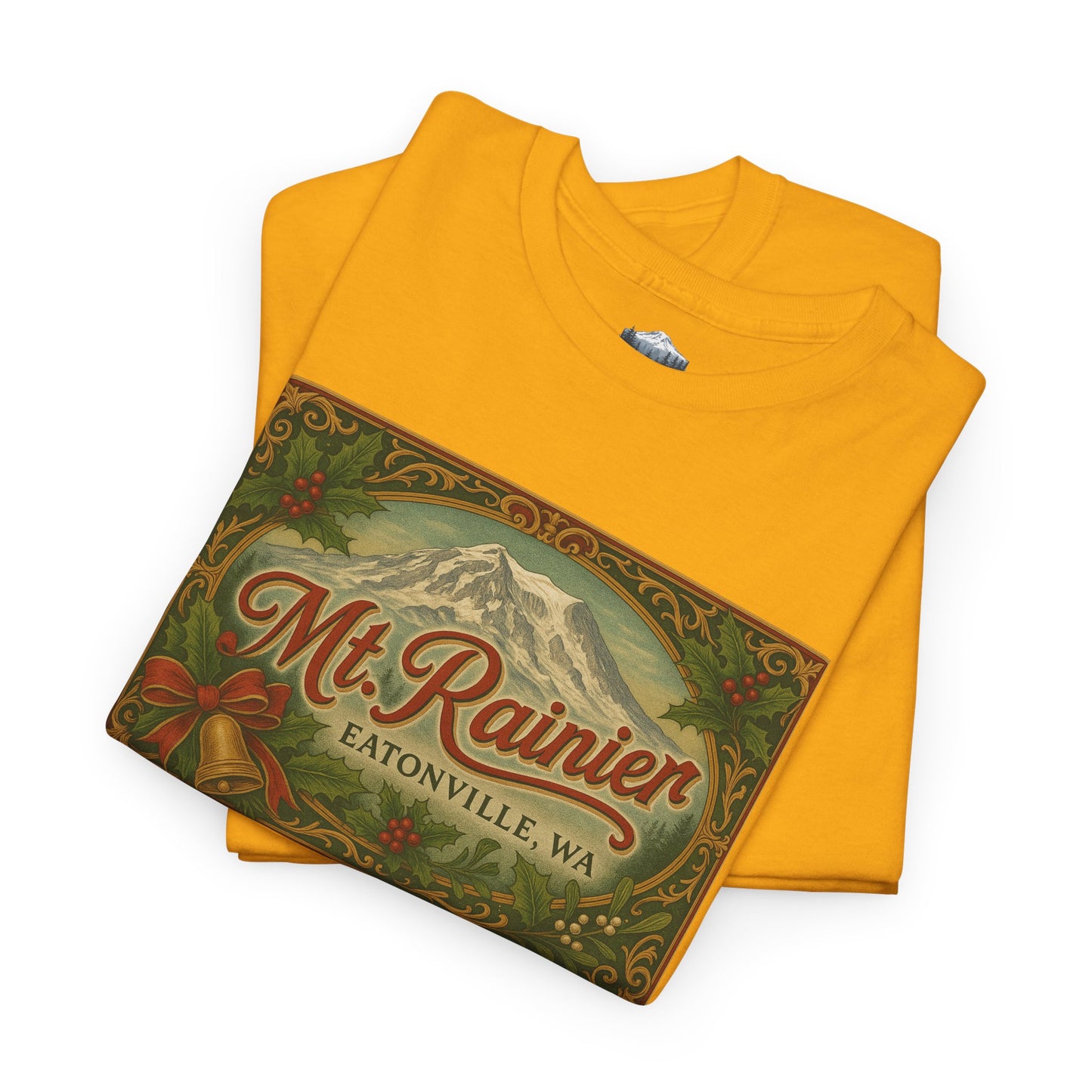 Mt. Rainier - Eatonville, WA Victorian Christmas T-Shirt