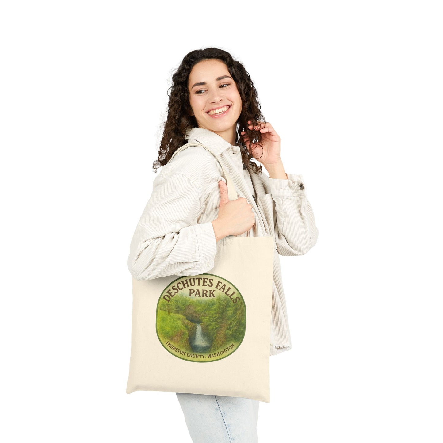 Deschutes Falls Park - Thurston County, Washington Canvas Tote Bag