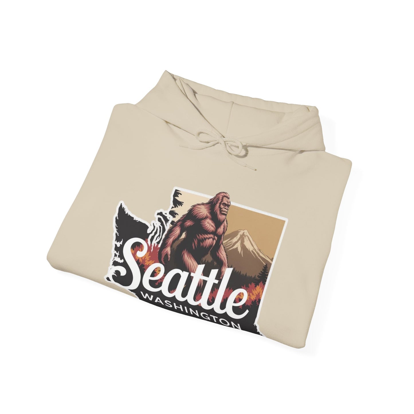 Bigfoot Seattle Washington Hoodie