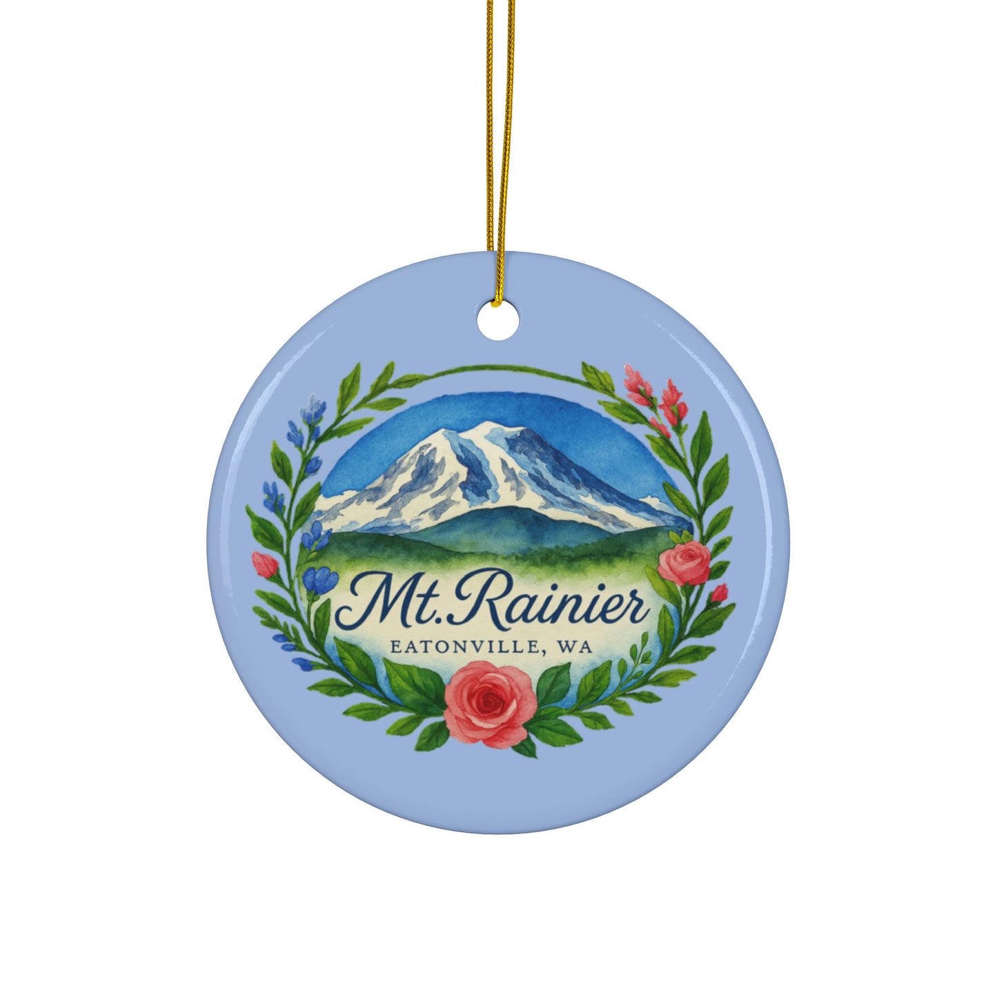 Mt. Rainier - Eatonville, WA Scenic Ornament