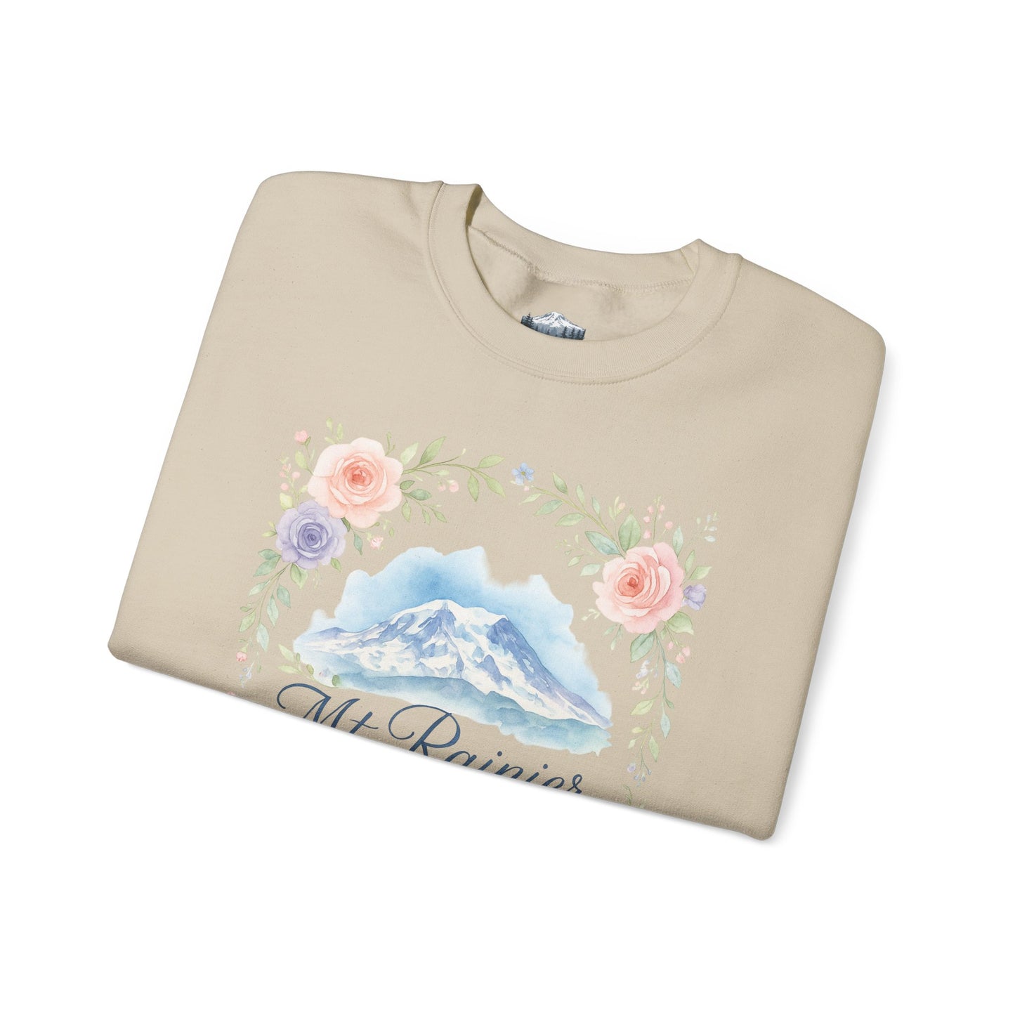 Mt. Rainier -  Eatonville, WA Rose Garden Sweatshirt