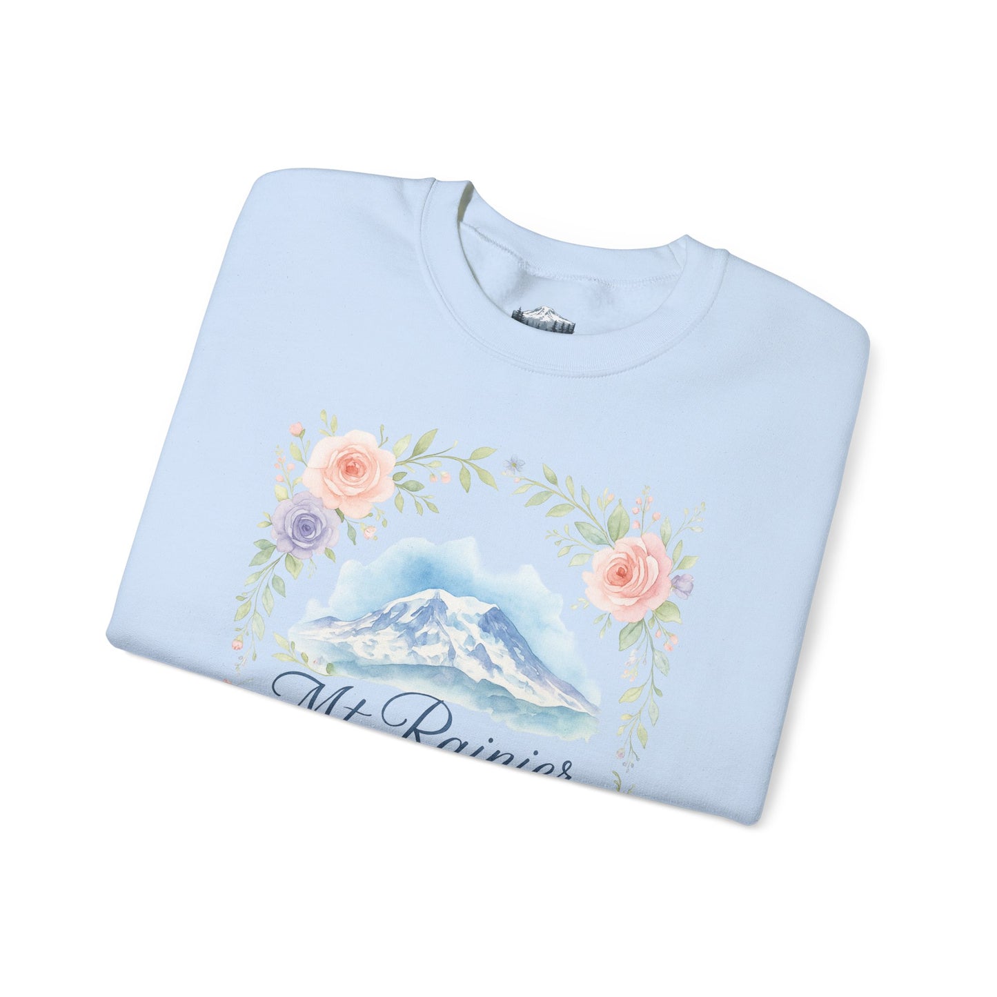 Mt. Rainier -  Eatonville, WA Rose Garden Sweatshirt