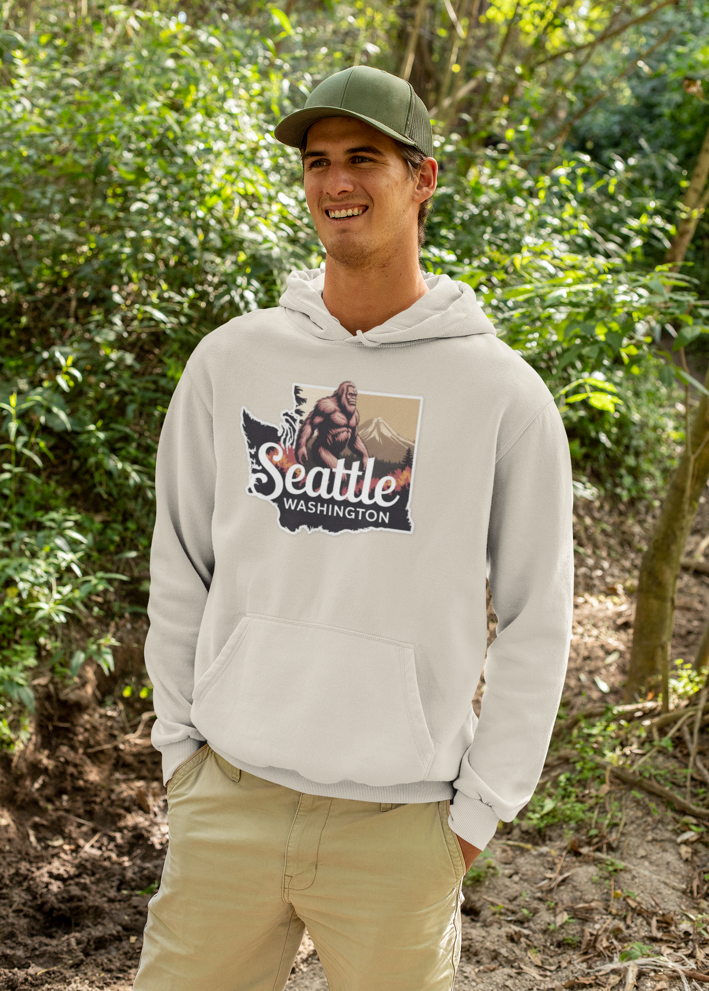 Bigfoot Seattle Washington Hoodie