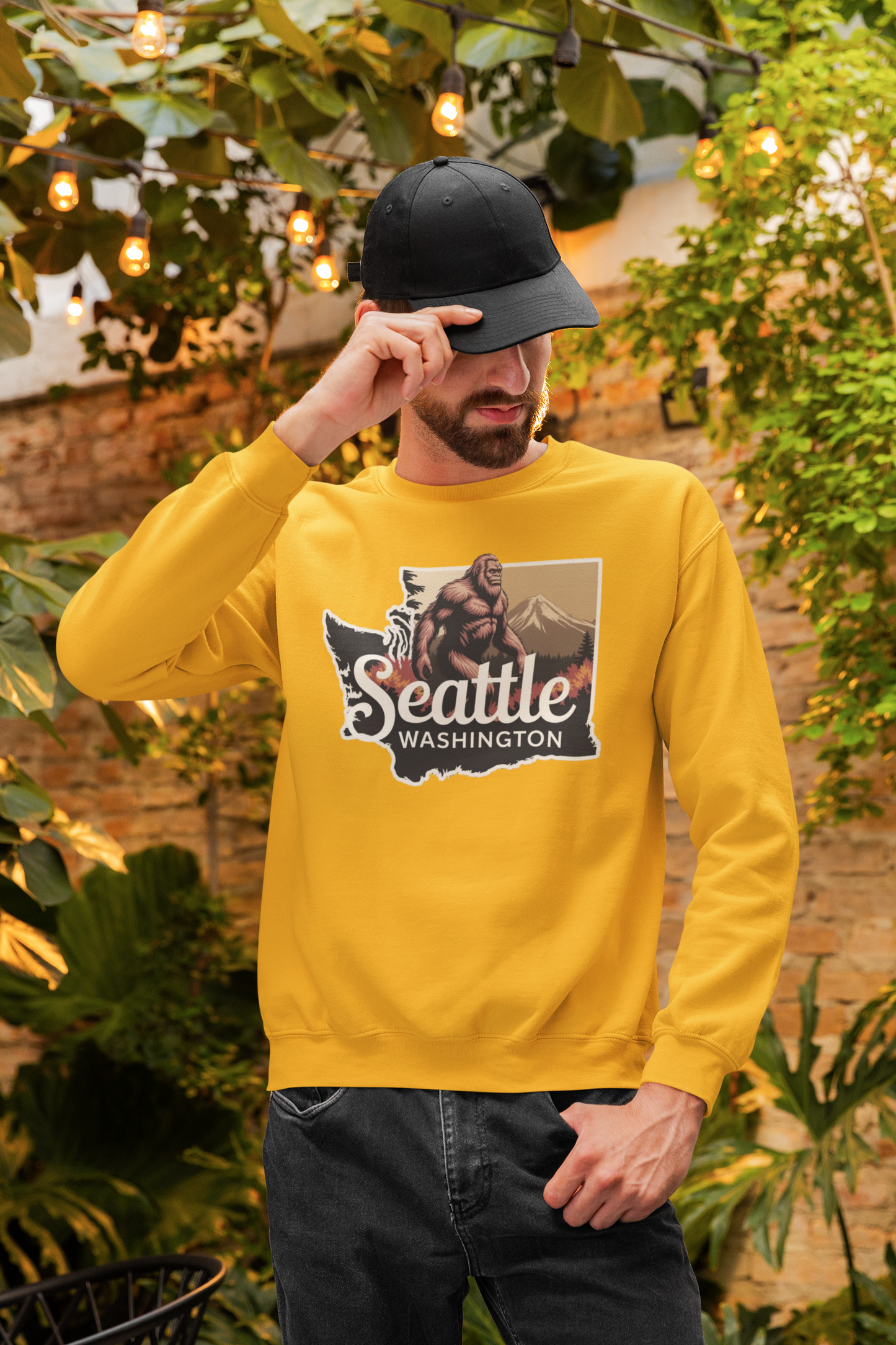 Bigfoot Seattle Washington Sweatshirt