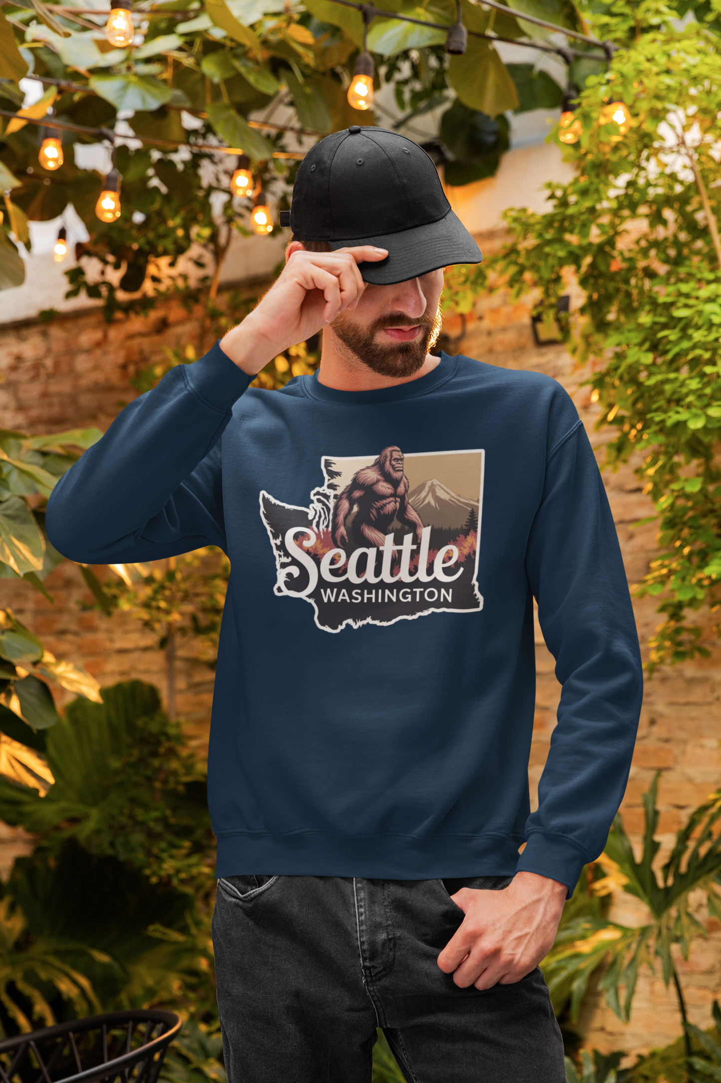Bigfoot Seattle Washington Sweatshirt