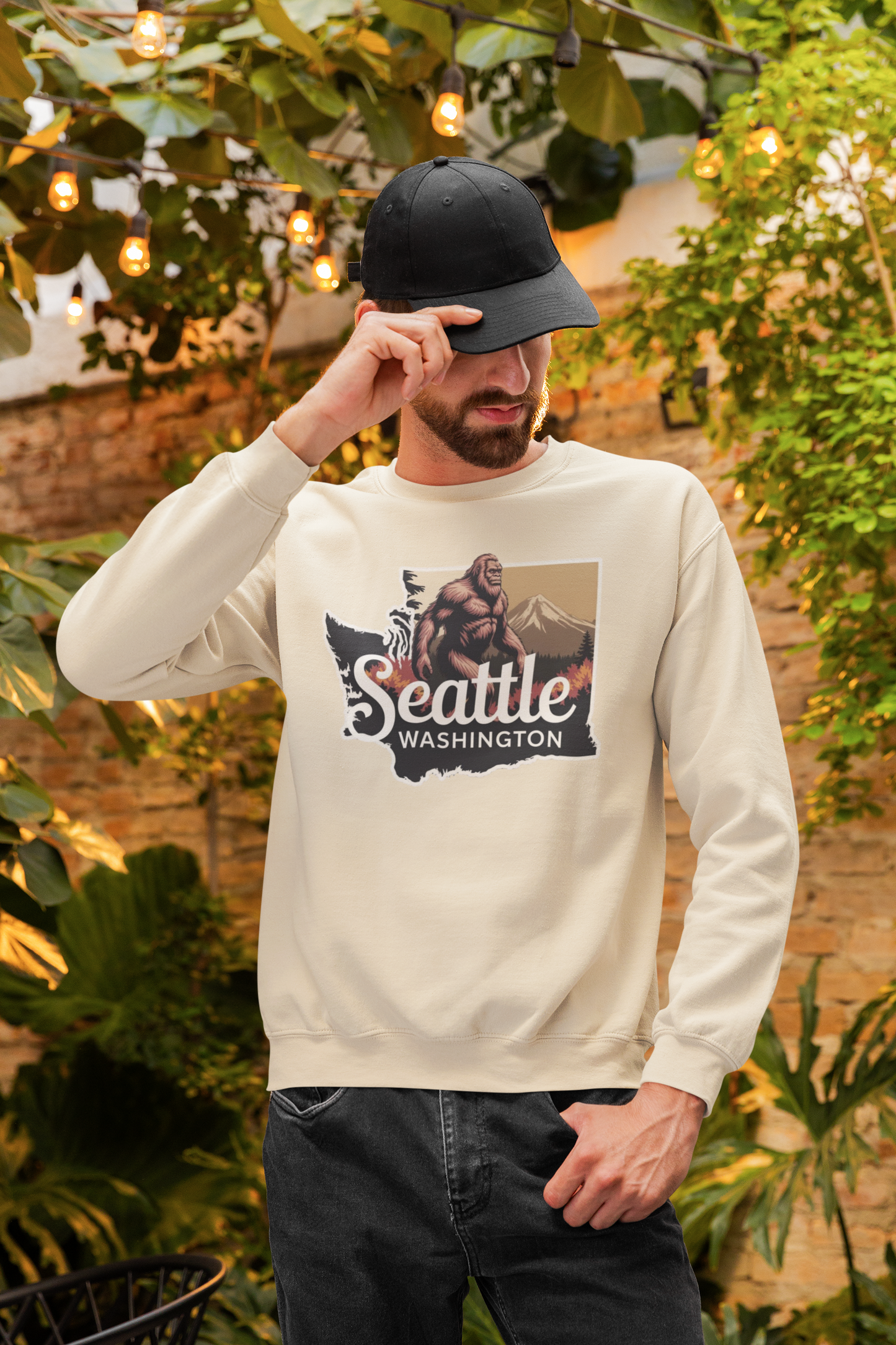 Bigfoot Seattle Washington Sweatshirt