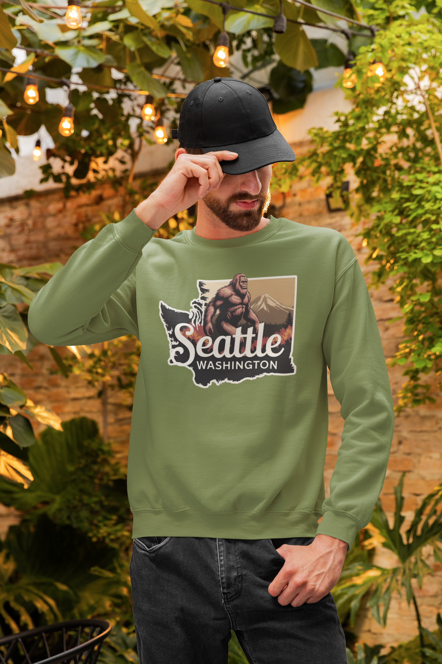 Bigfoot Seattle Washington Sweatshirt