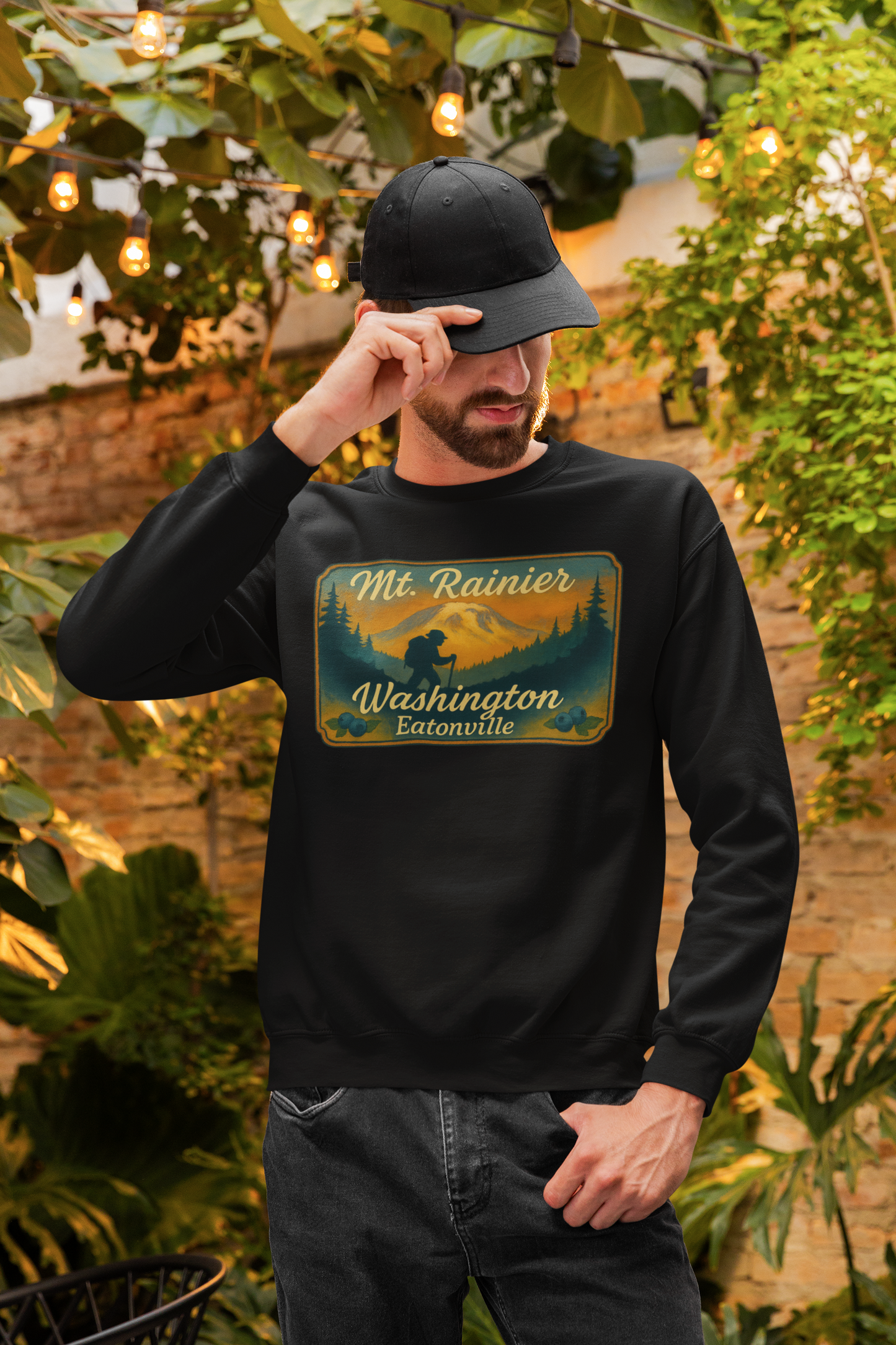 Mt. Rainier - Eatonville, WA Hiker Sweatshirt
