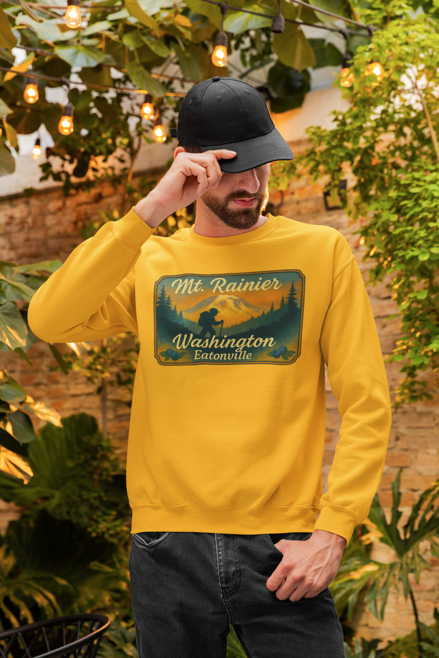 Mt. Rainier - Eatonville, WA Hiker Sweatshirt