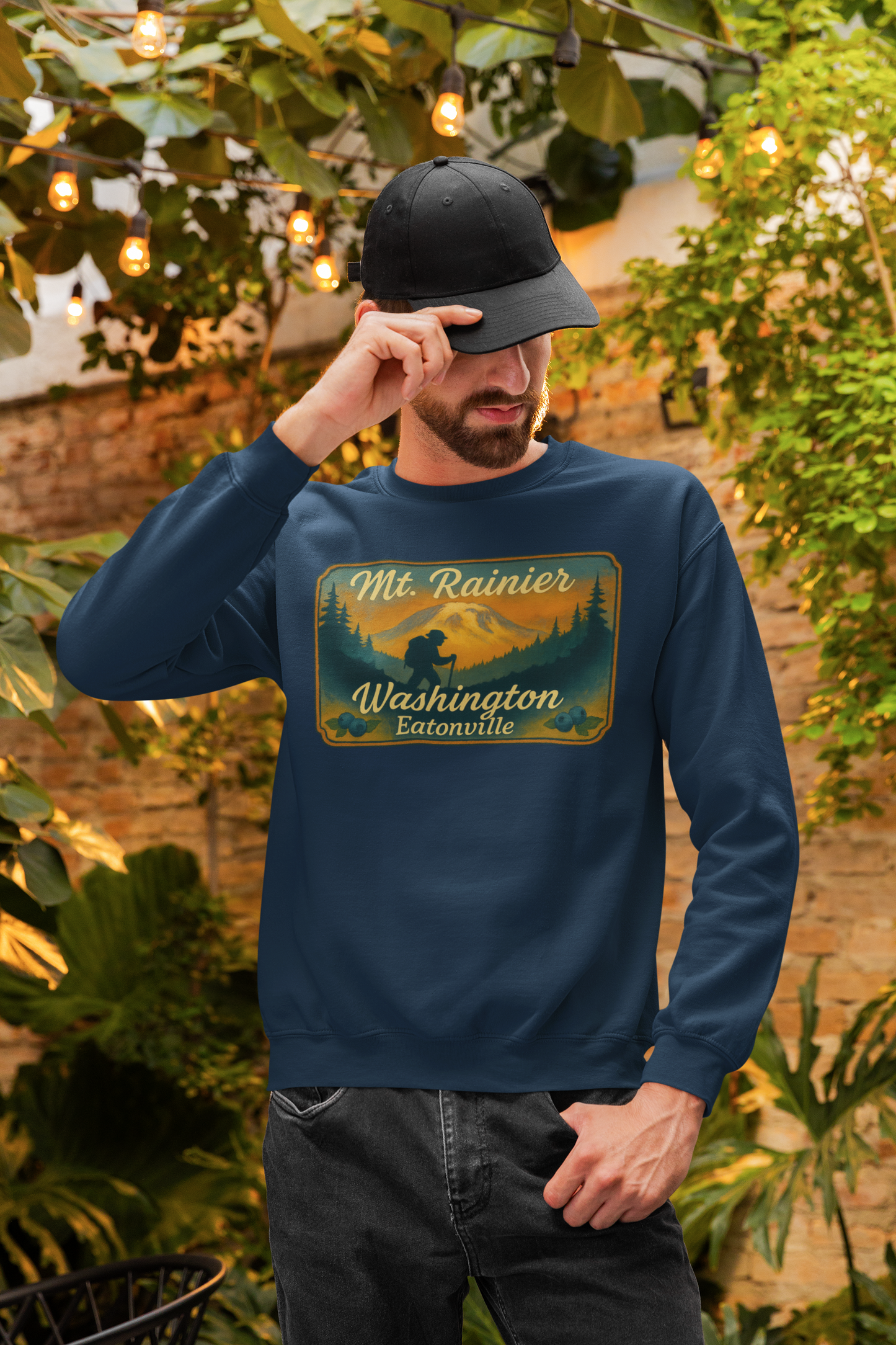 Mt. Rainier - Eatonville, WA Hiker Sweatshirt