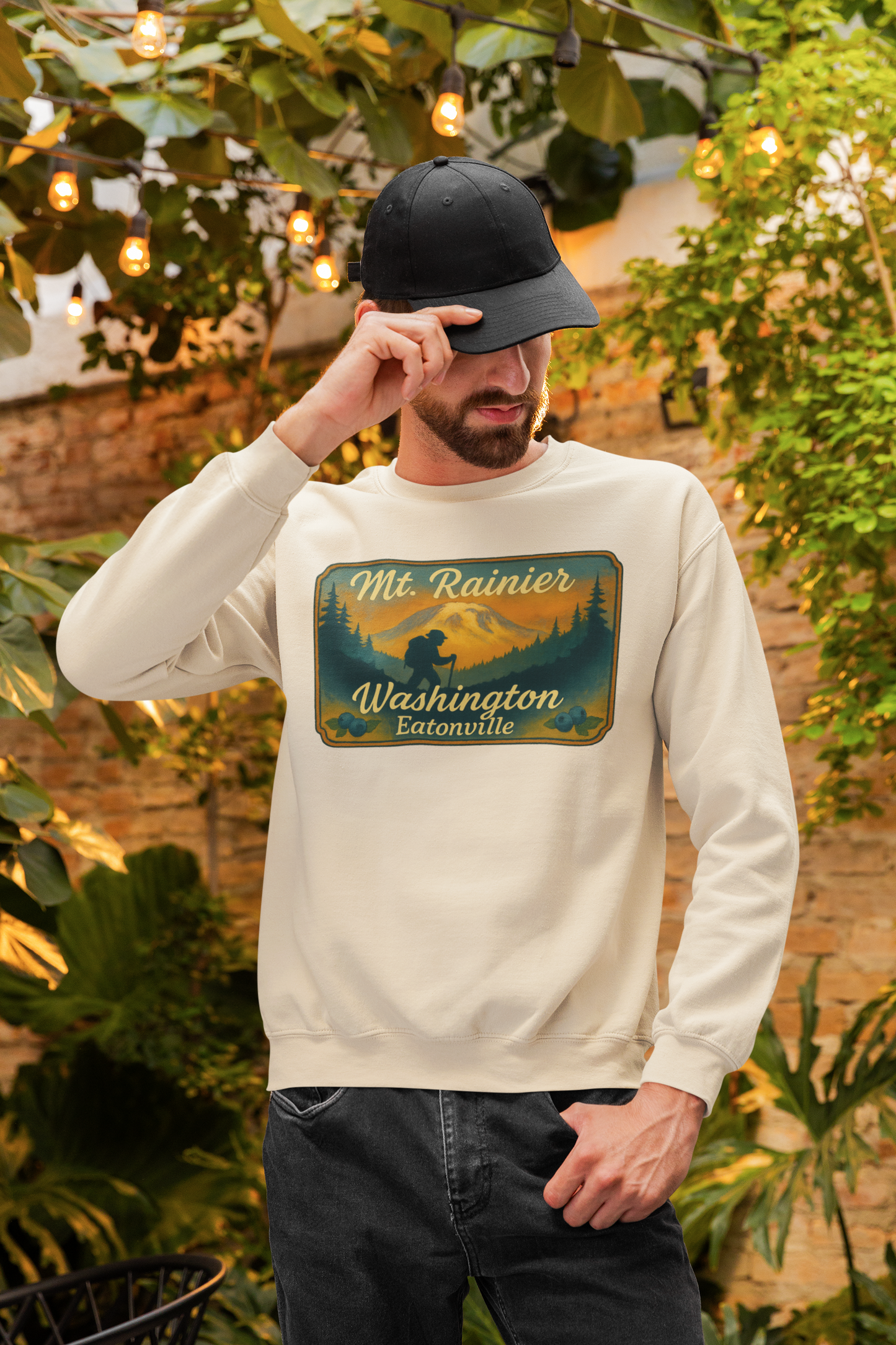 Mt. Rainier - Eatonville, WA Hiker Sweatshirt