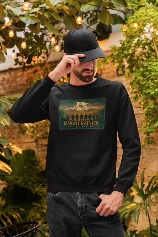 Mount Rainier - Eatonville, WA Military Sweatshirt