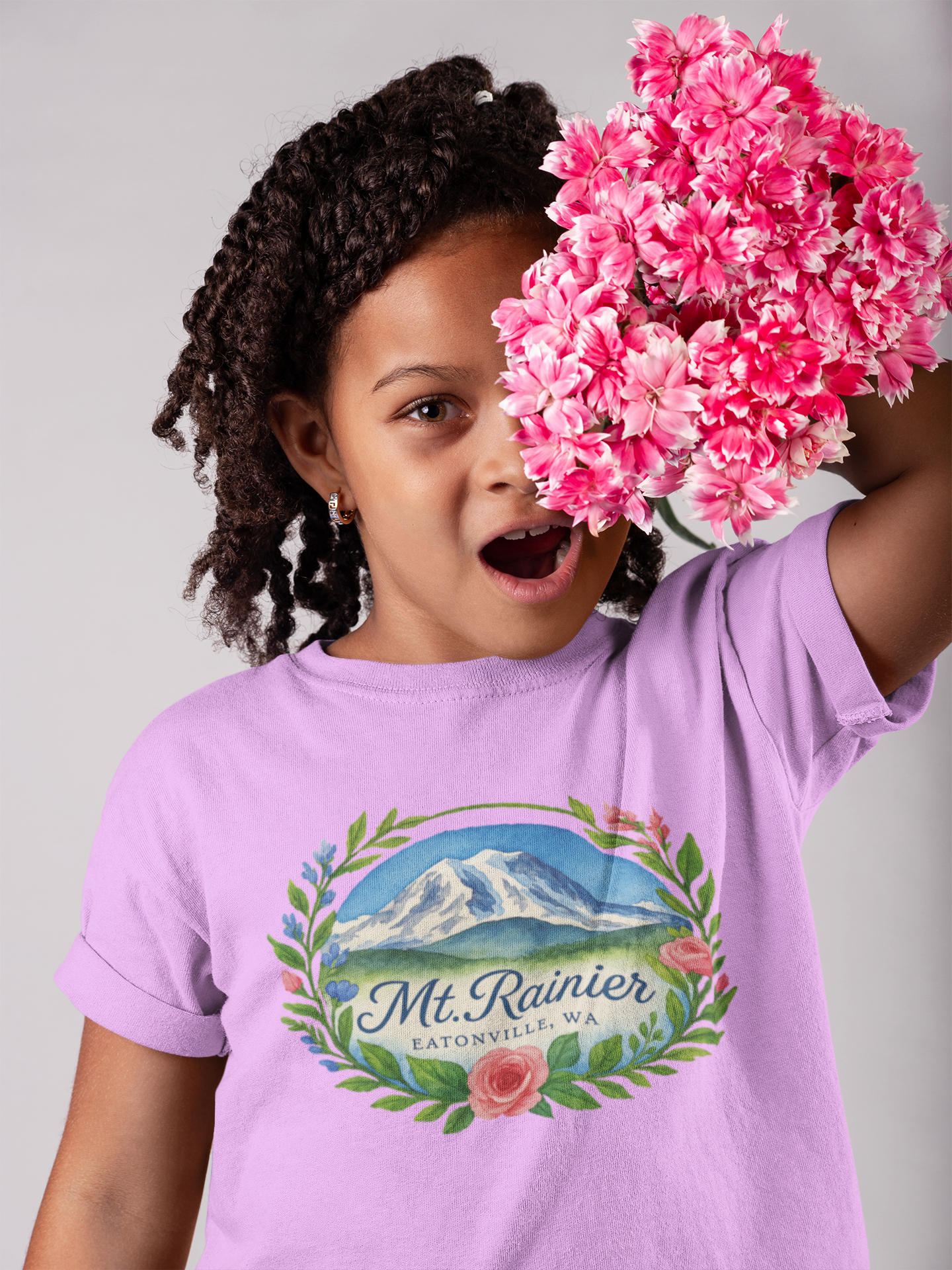 Mt. Rainier - Eatonville, WA Scenic Kids Tee