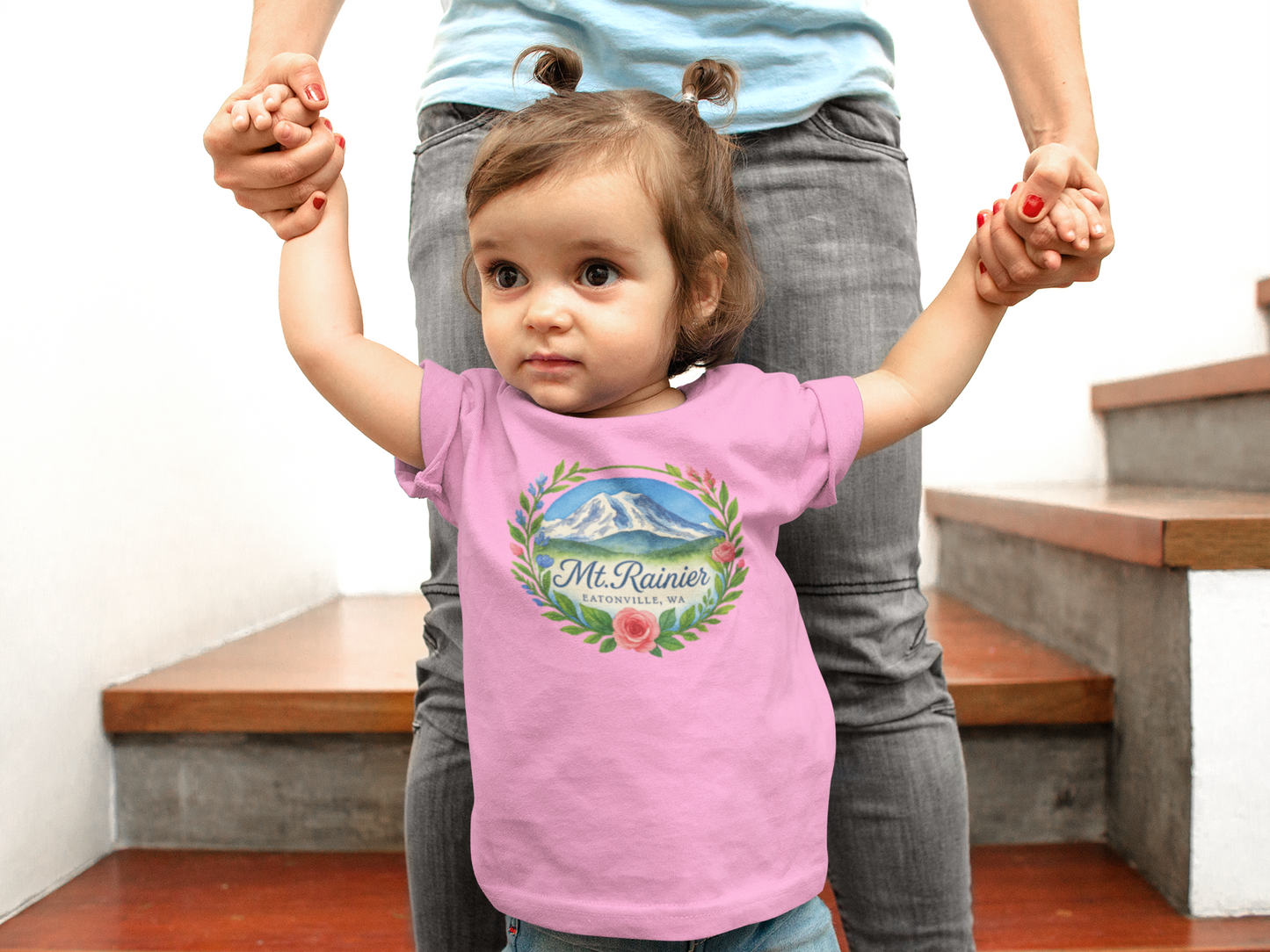 Mt. Rainier - Eatonville, WA Scenic Toddler Tee