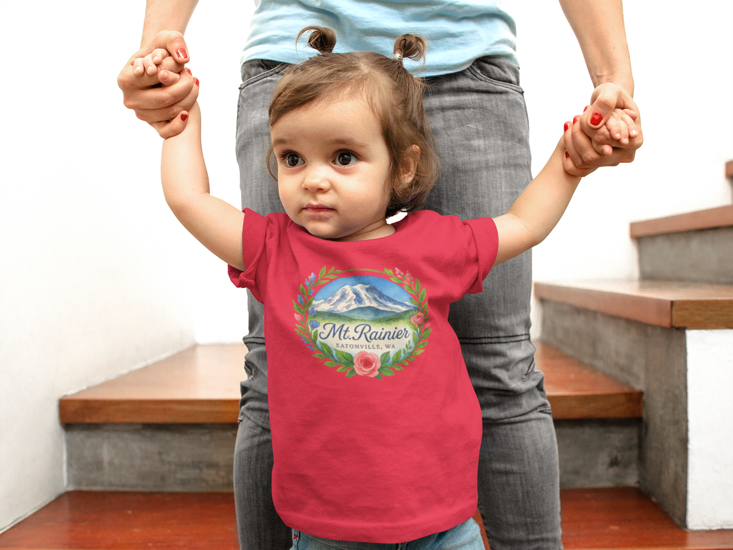 Mt. Rainier - Eatonville, WA Scenic Toddler Tee