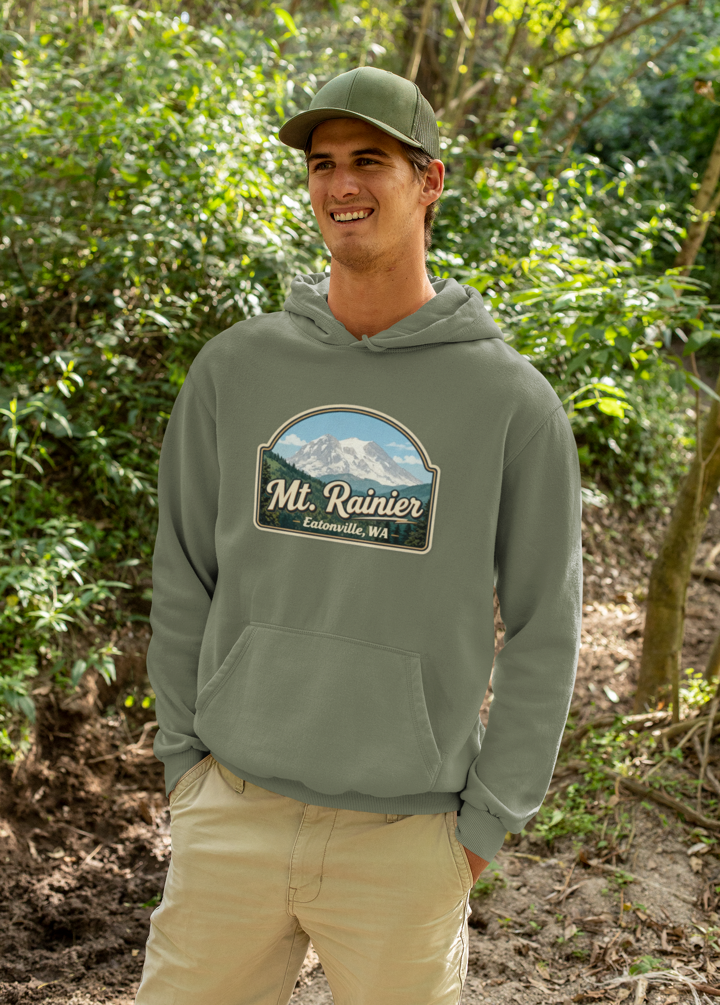 Mt. Rainier - Eatonville, WA Vintage Hoodie